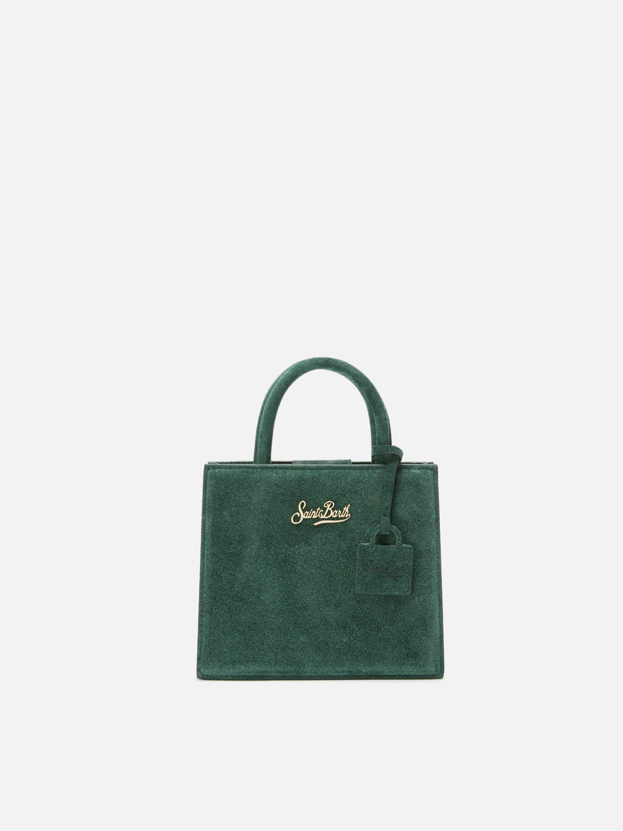 mc2-saint-barth-shop-bag-mini-borsa-a-mano-in-pelle-scamosciata-verde image 1