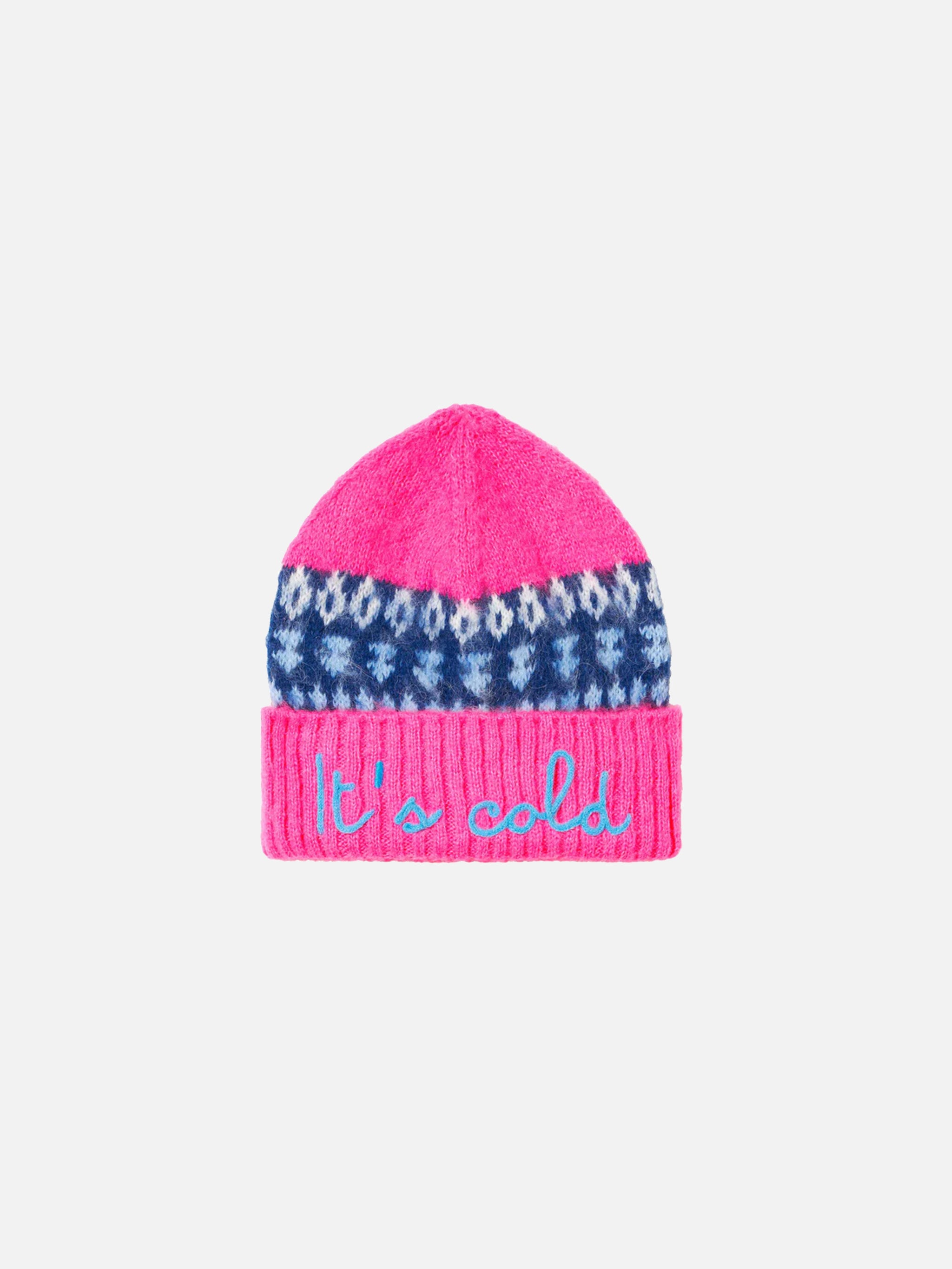 mc2-saint-barth-wengen-nordic-soft-berretto-rosa-fluo-jacquard image 1