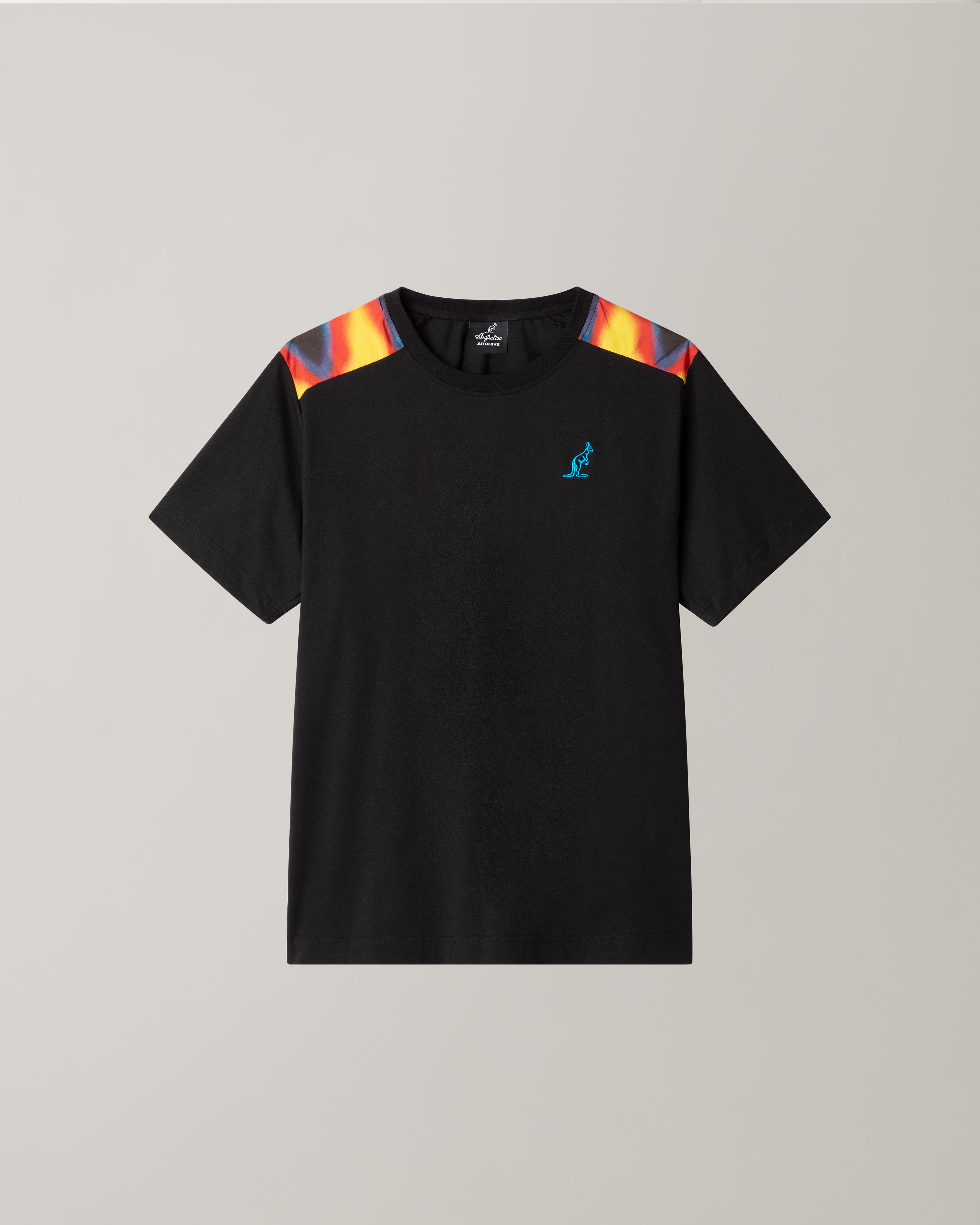 australian-fuel-t-shirt-cotone-nero-con-inserti-tecnici image 5