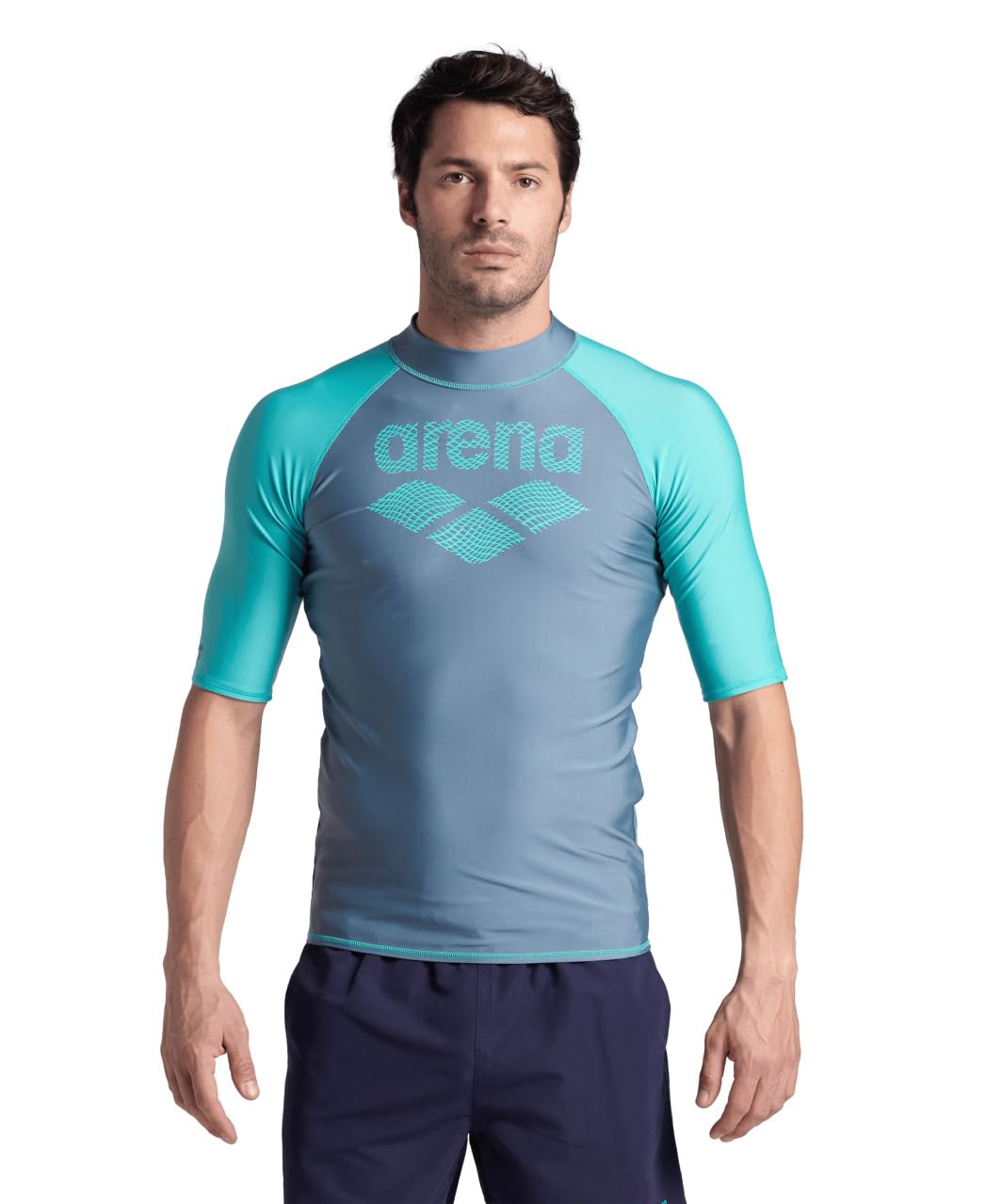 arena-rash-vest-s-s-graphic-maglia-antiabrasione-a-maniche-corte-uomo-grafica-ic image 1