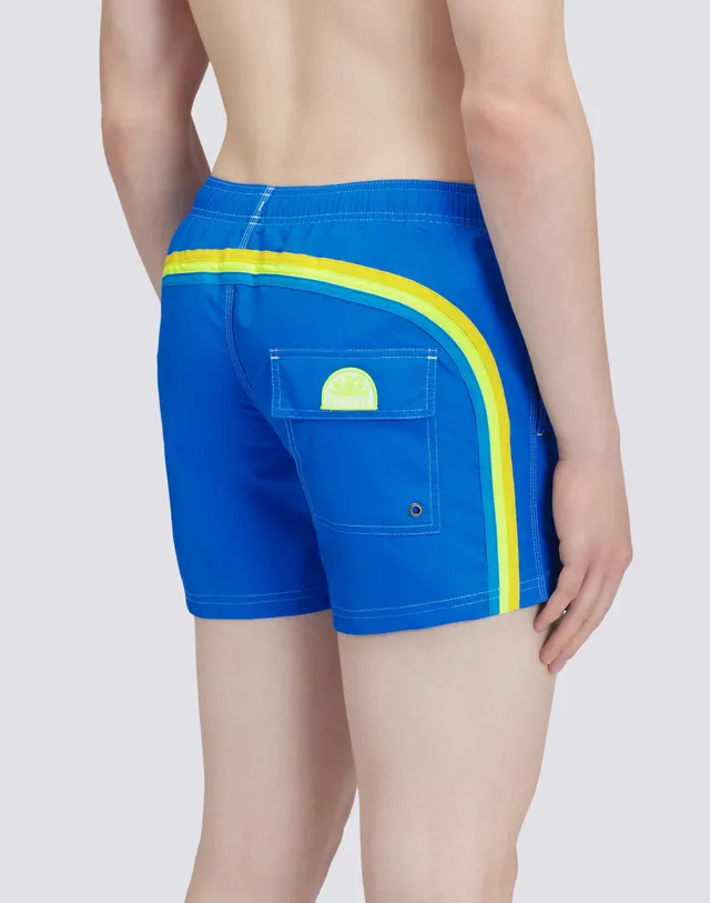sundek-costume-da-bagno-corto-uomo-vita-elasticata-iconic-taffeta-rainbow image 1