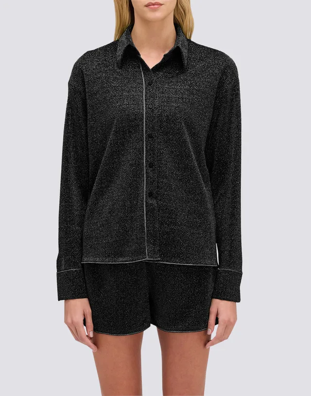 sundek-camicia-donna-a-maniche-lunghe-in-lurex-vestibilit-regular image 1