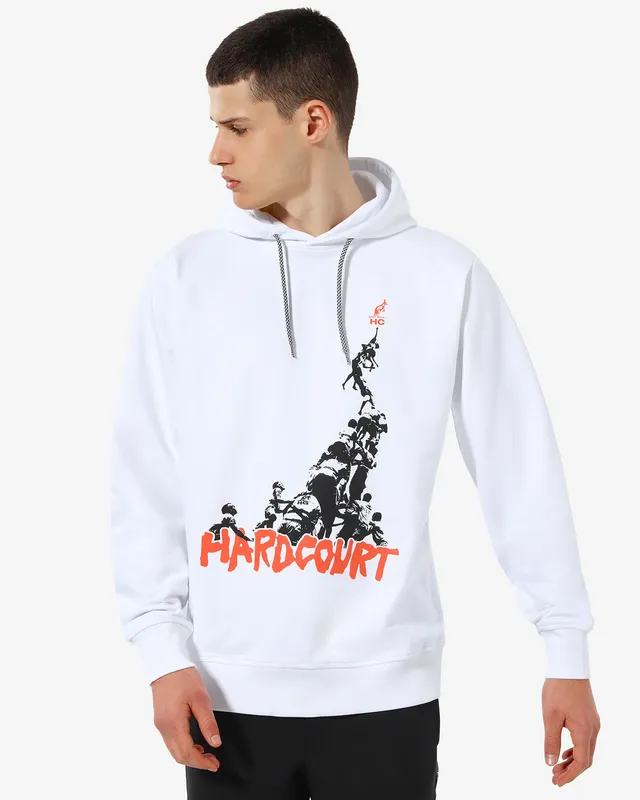 australian-hard-court-pyramid-hoodie-felpa-con-cappuccio-bianco image 1