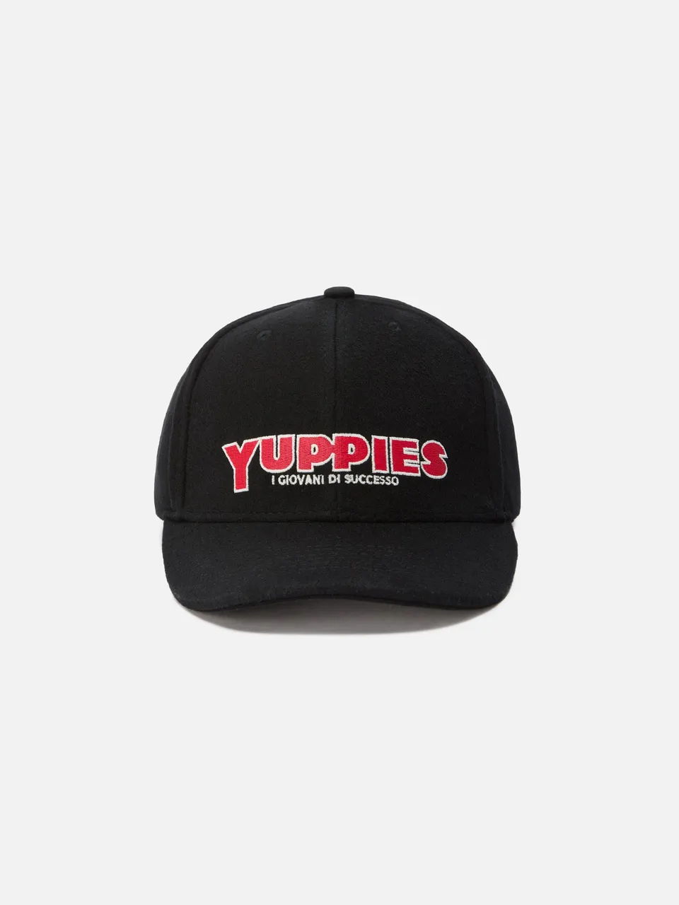 mc2-saint-barth-cappello-baseball-wool-nero-ricamo-yuppies image 1