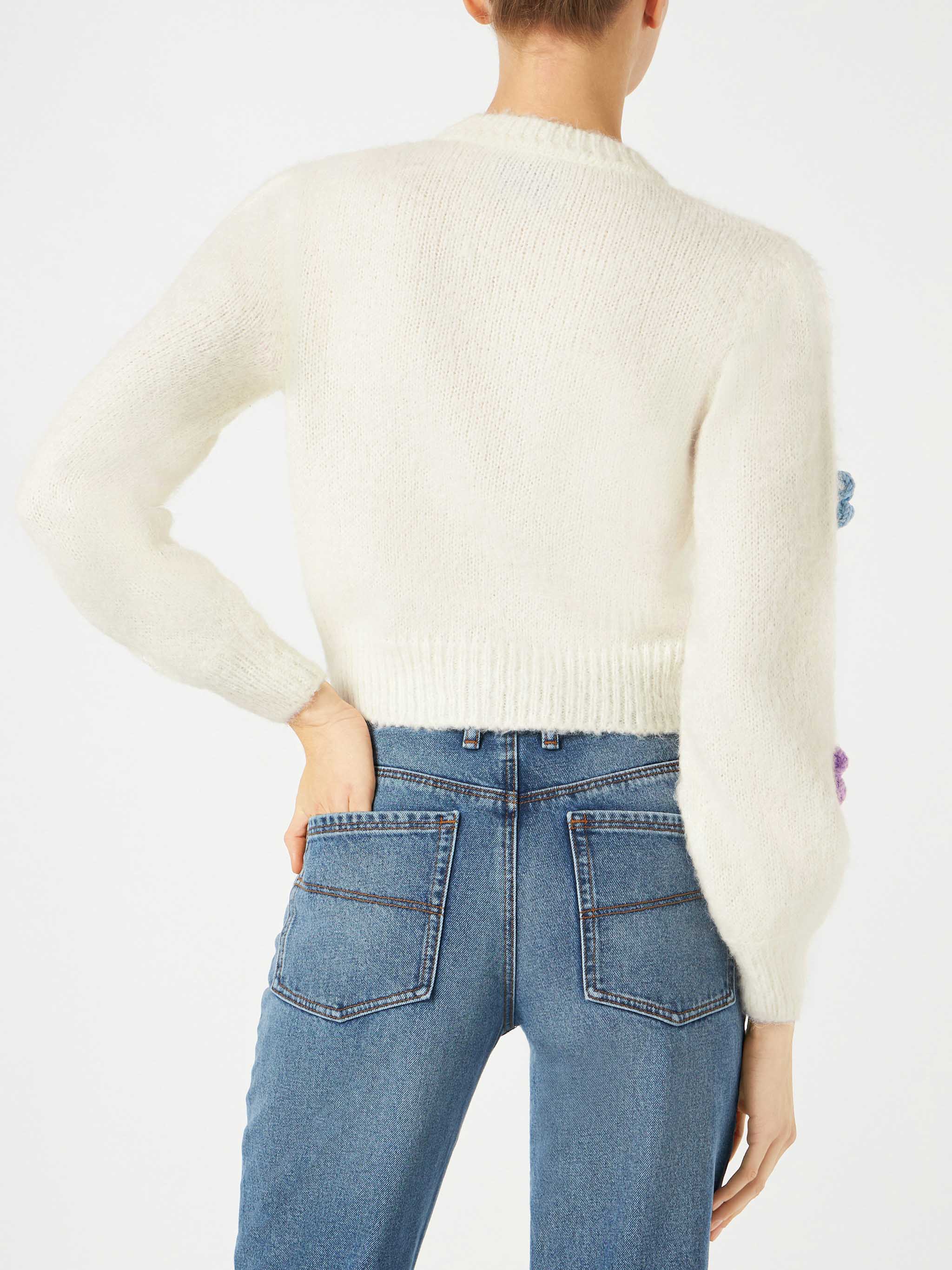 mc2-saint-barth-lyza-soft-cardigan-donna-cropped-margherite image 3