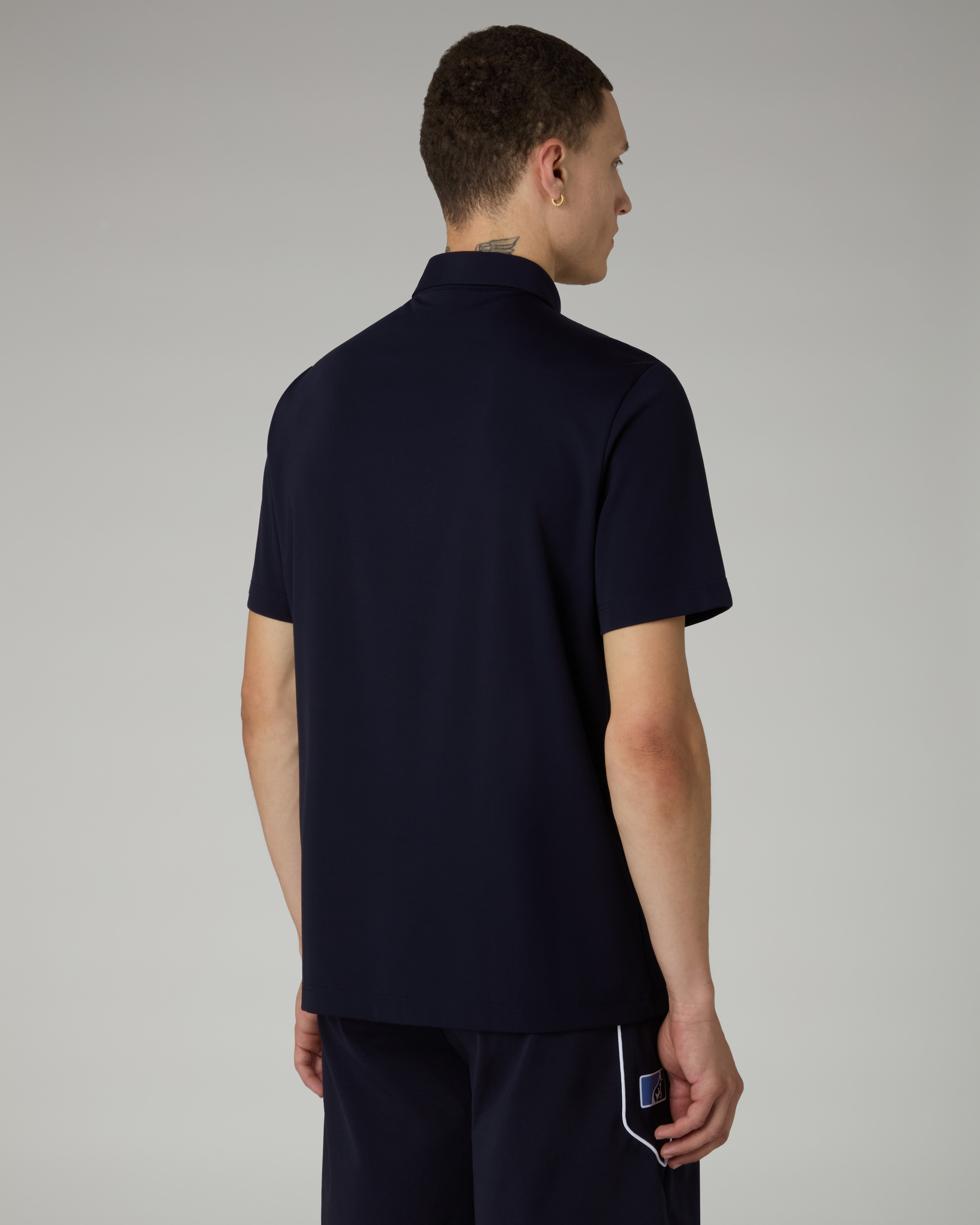 australian-league-flow-polo-shirt-eclipse-blue image 3