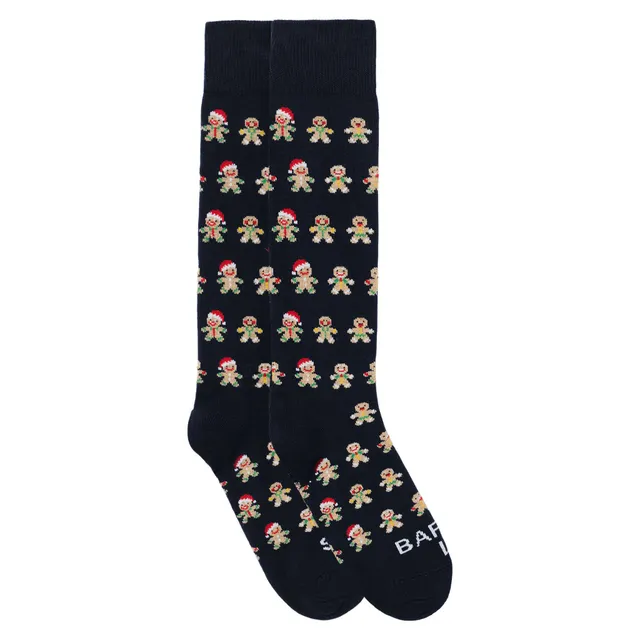 mc2-saint-barth-calze-lunghe-da-bambino-stampa-biscotto-allo-zenzero-blu-navy image 1