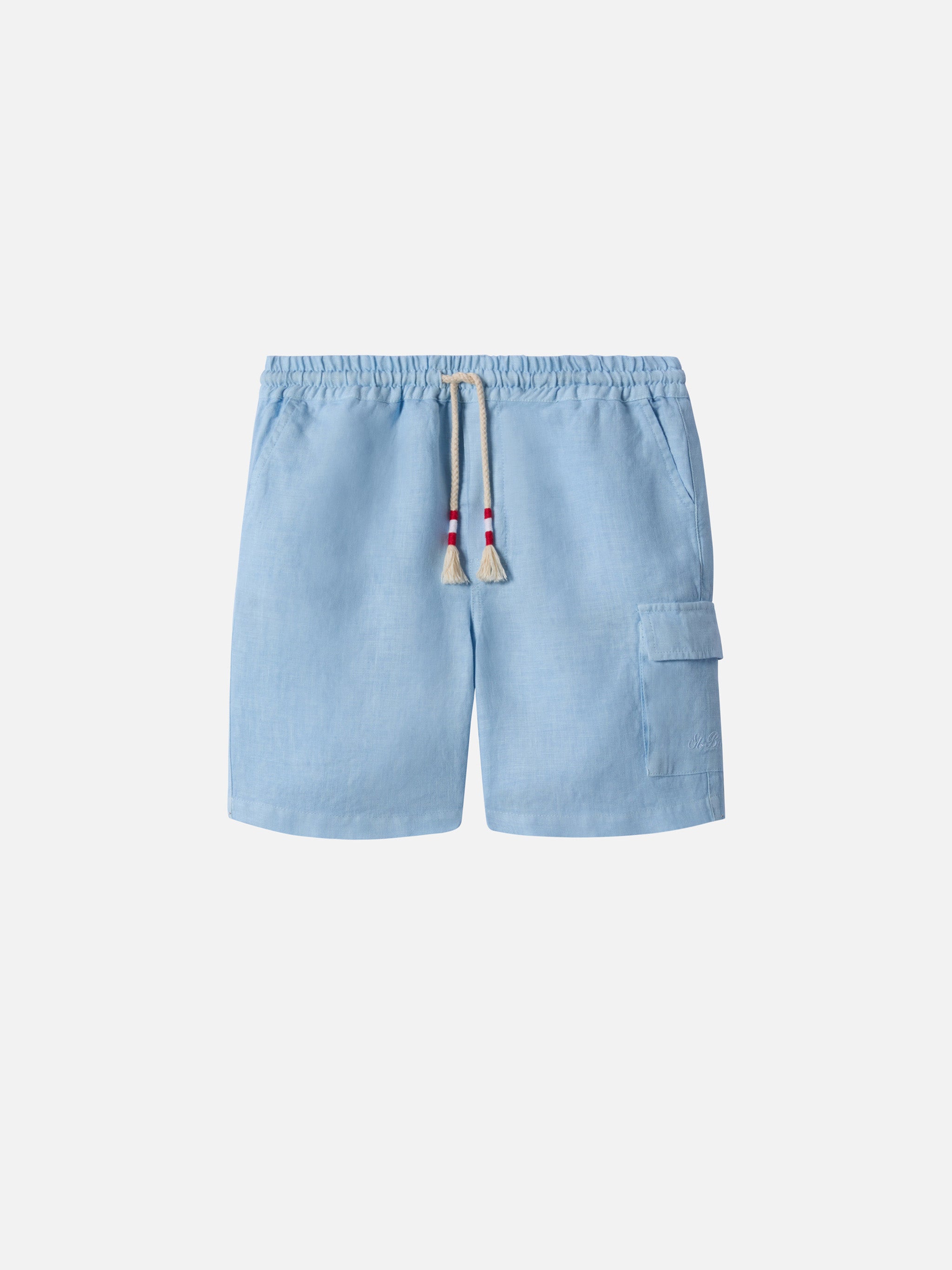 mc2-saint-barth-marseille-jr-shorts-in-lino-azzurro-bambino image 1