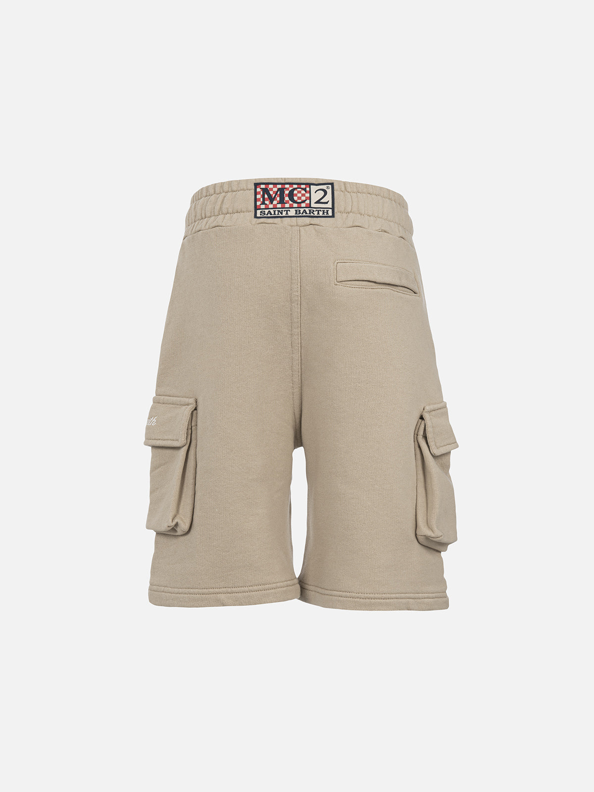 mc2-saint-barth-cargy-pantaloncini-cargo-bambino-beige-cotone image 2