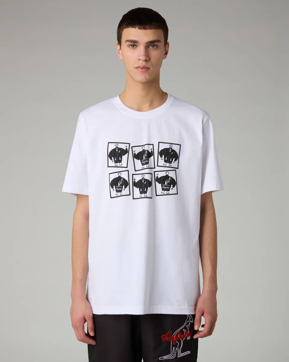 australian-aussie-cotton-t-shirt-maglia-cotone-bianca image 1