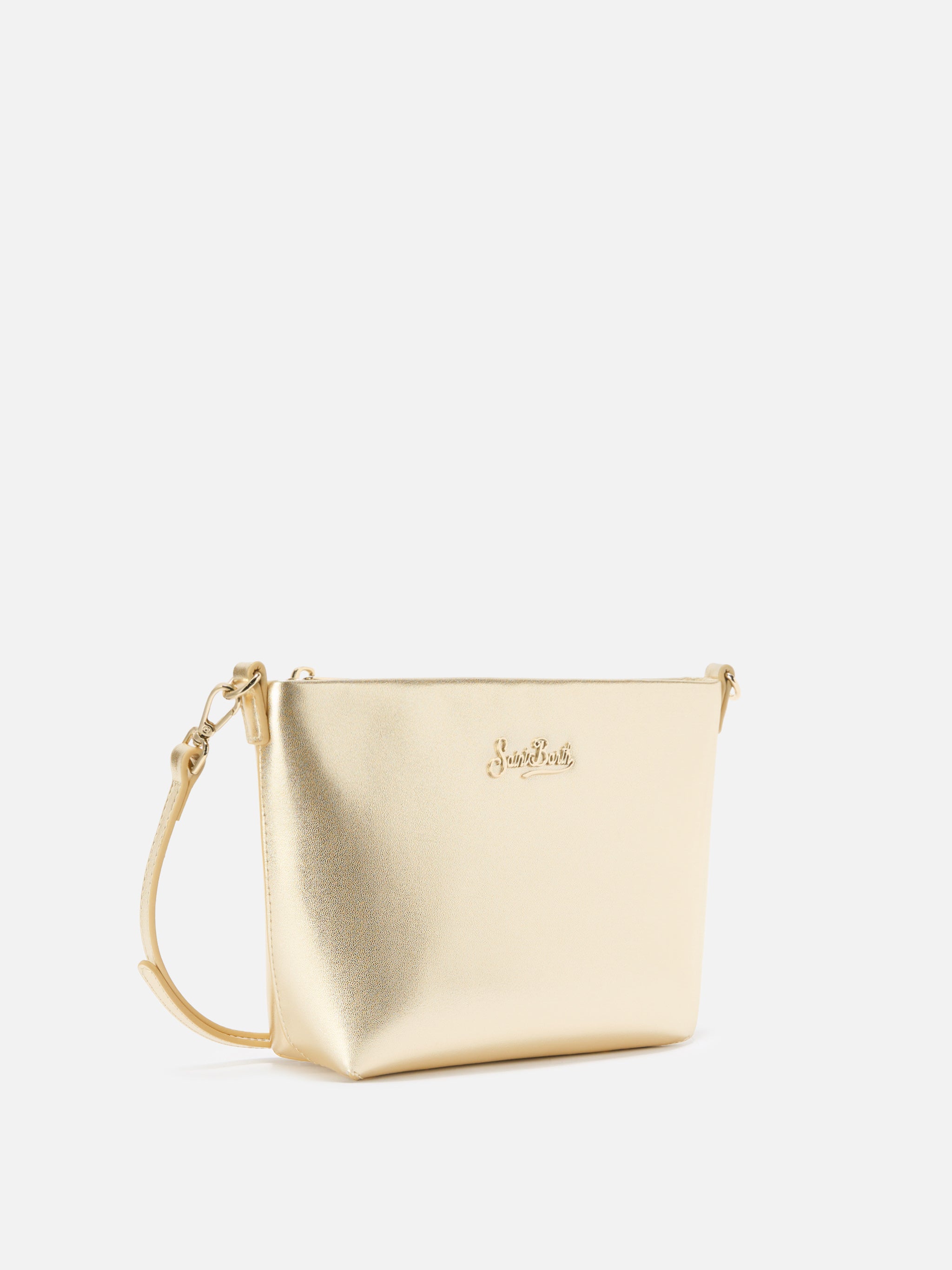 mc2-saint-barth-borsa-aline-bag-in-pelle-laminata-oro-con-due-tracolle-removibil image 3