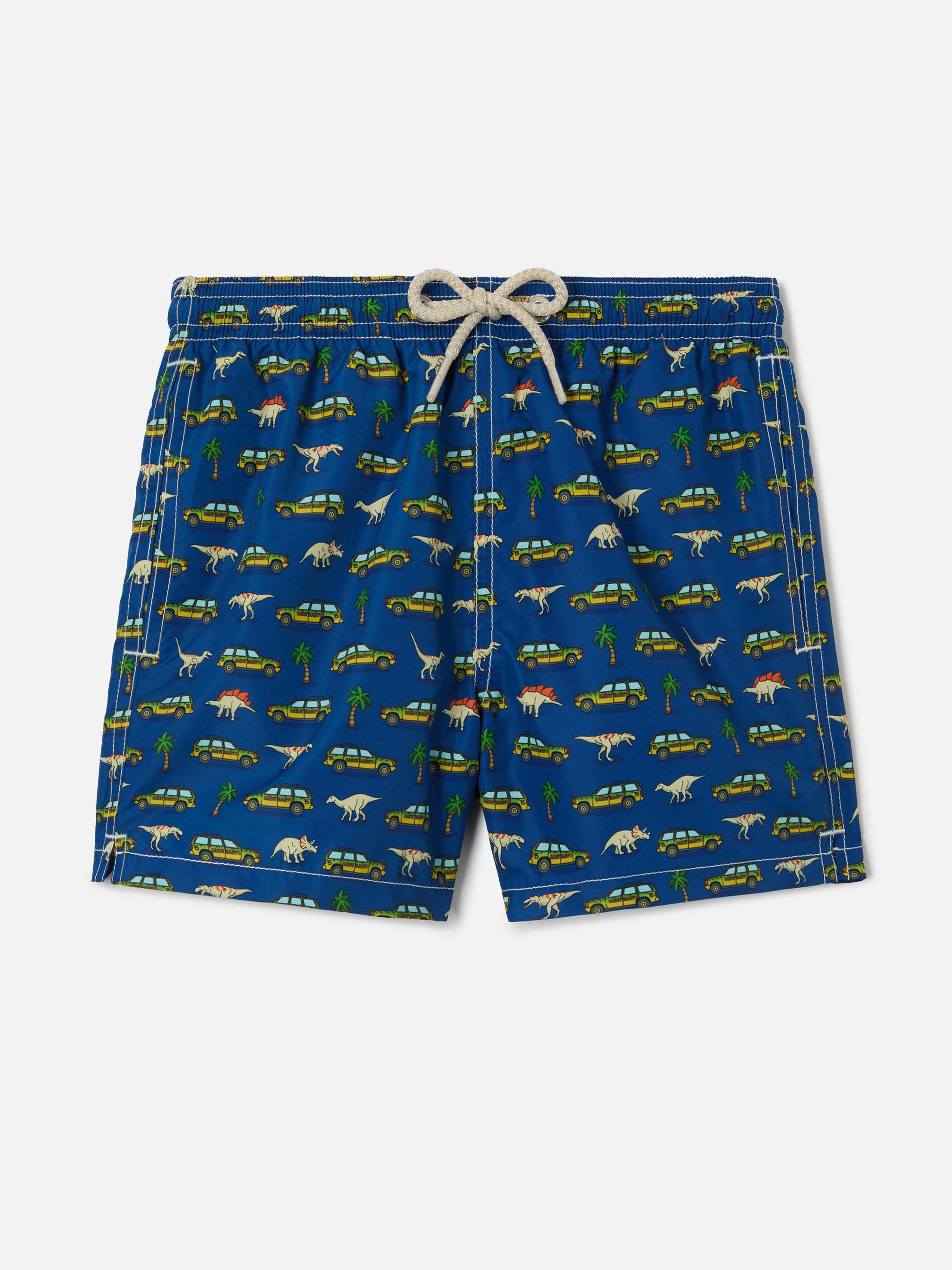 costume-mc2-saint-barth-jean-lighting-bambino-blu-con-stampa-dinosauri-e-fuorist image 1