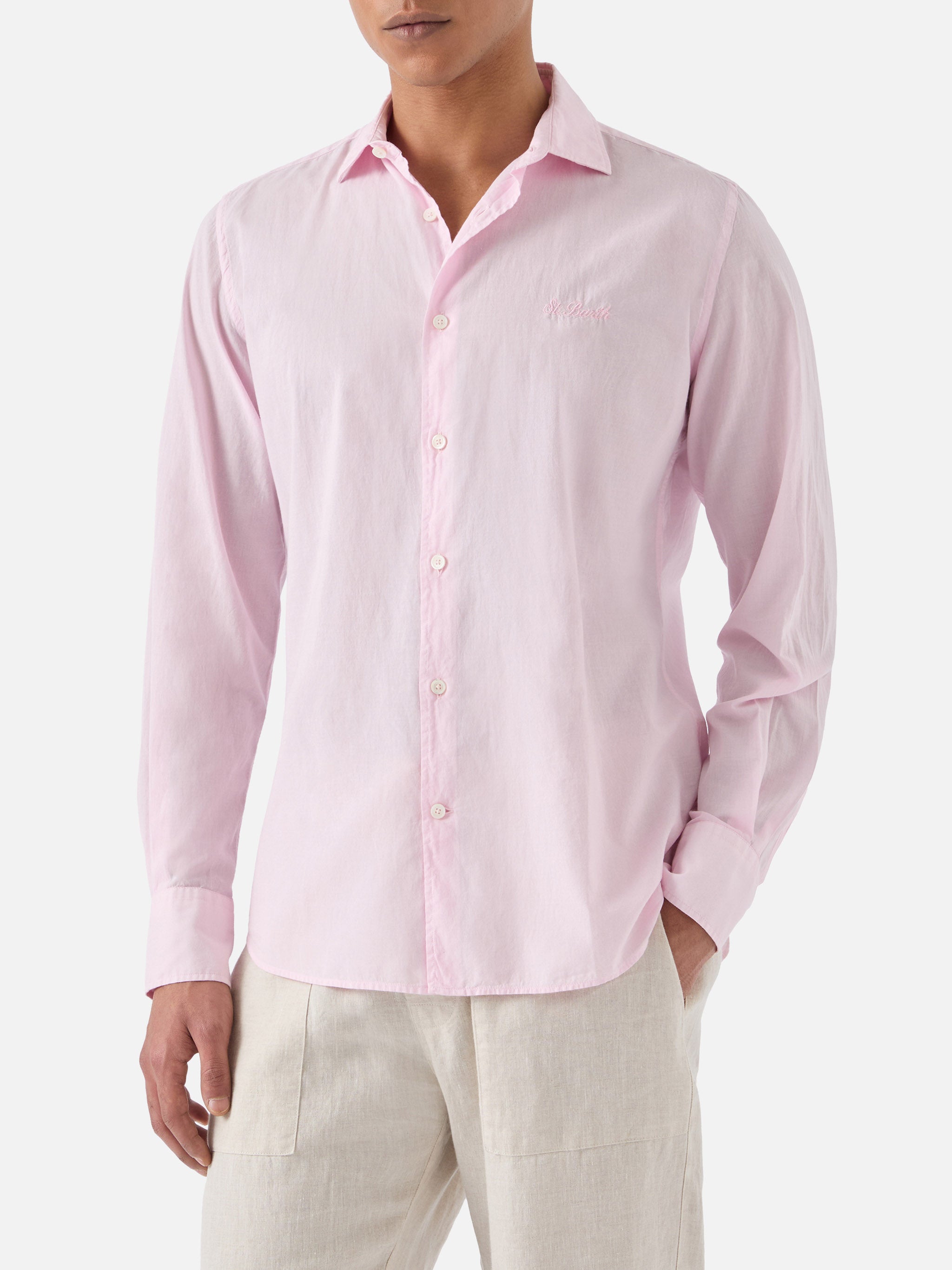 mc2-saint-barth-camicia-chemise-ice-in-pure-voile-di-cotone-rosa image 1