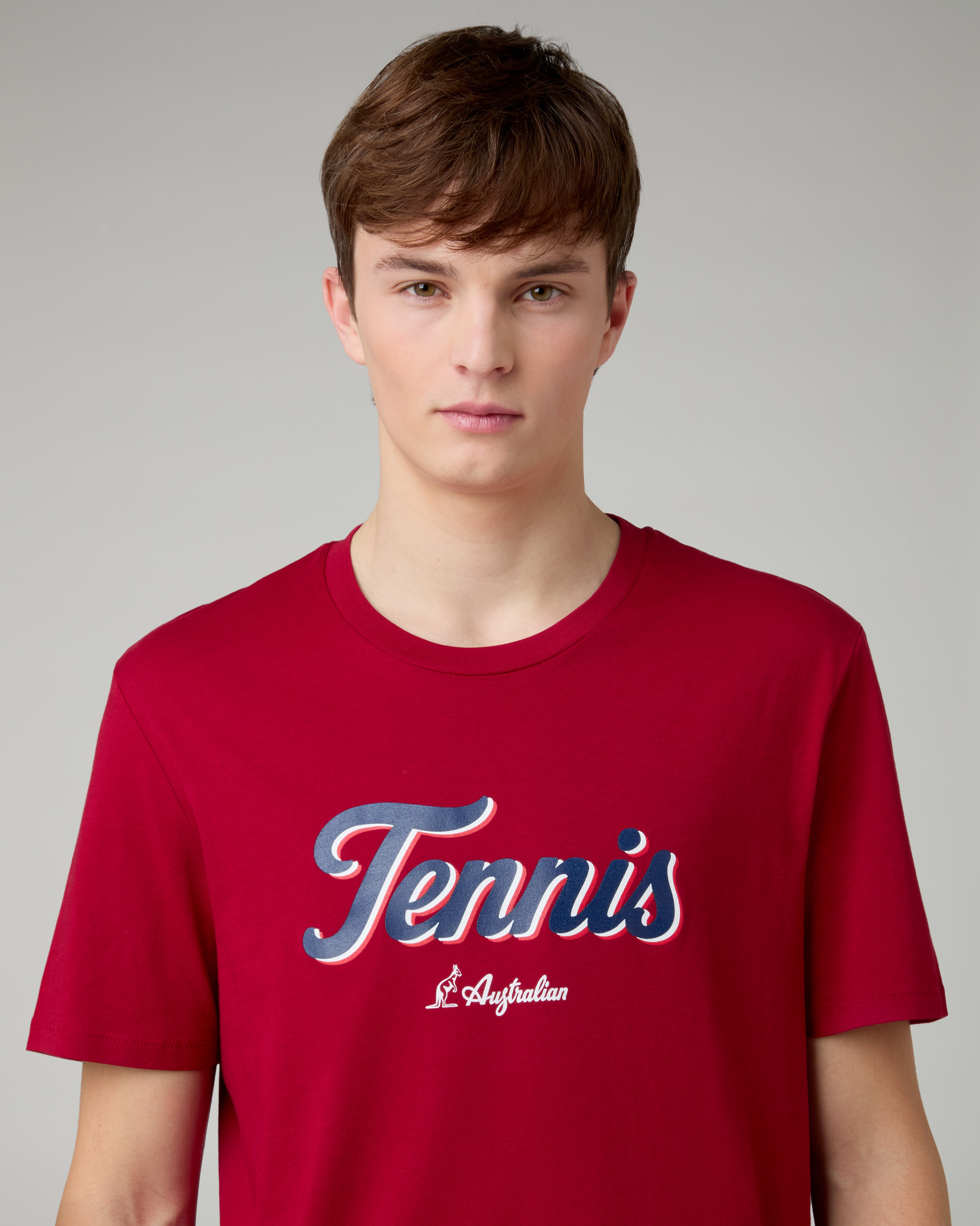 australian-tennis-cotton-t-shirt-bordeaux image 4