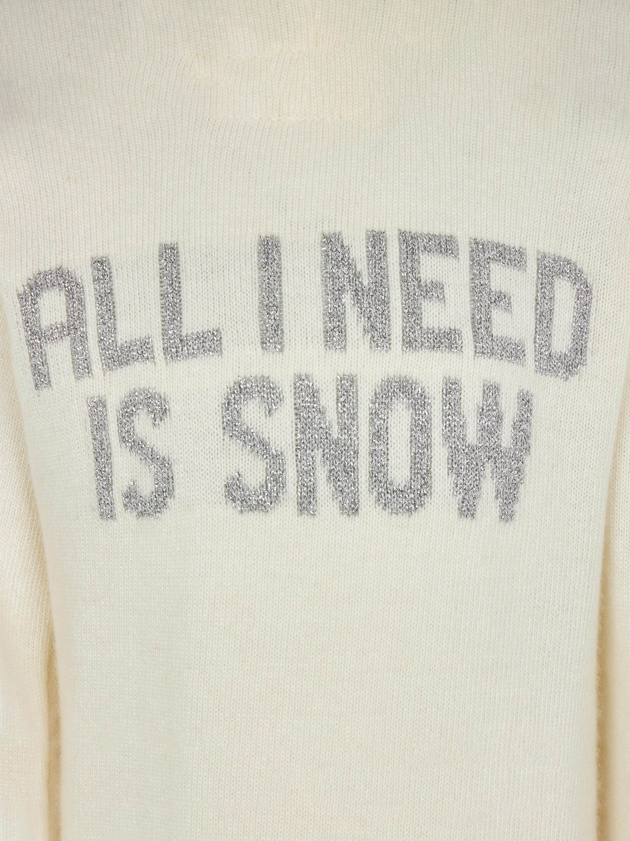 mc2-saint-barth-maglione-bambina-girocollo-all-i-need-is-snow-in-misto-cashmere image 3