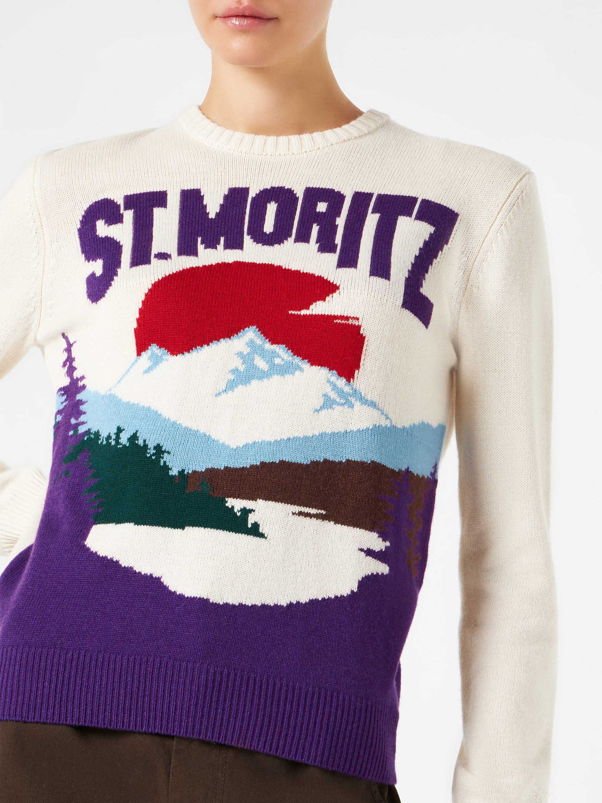 mc2-saint-barth-maglia-new-queen-in-filato-rosa-stampa-st-moritz image 2