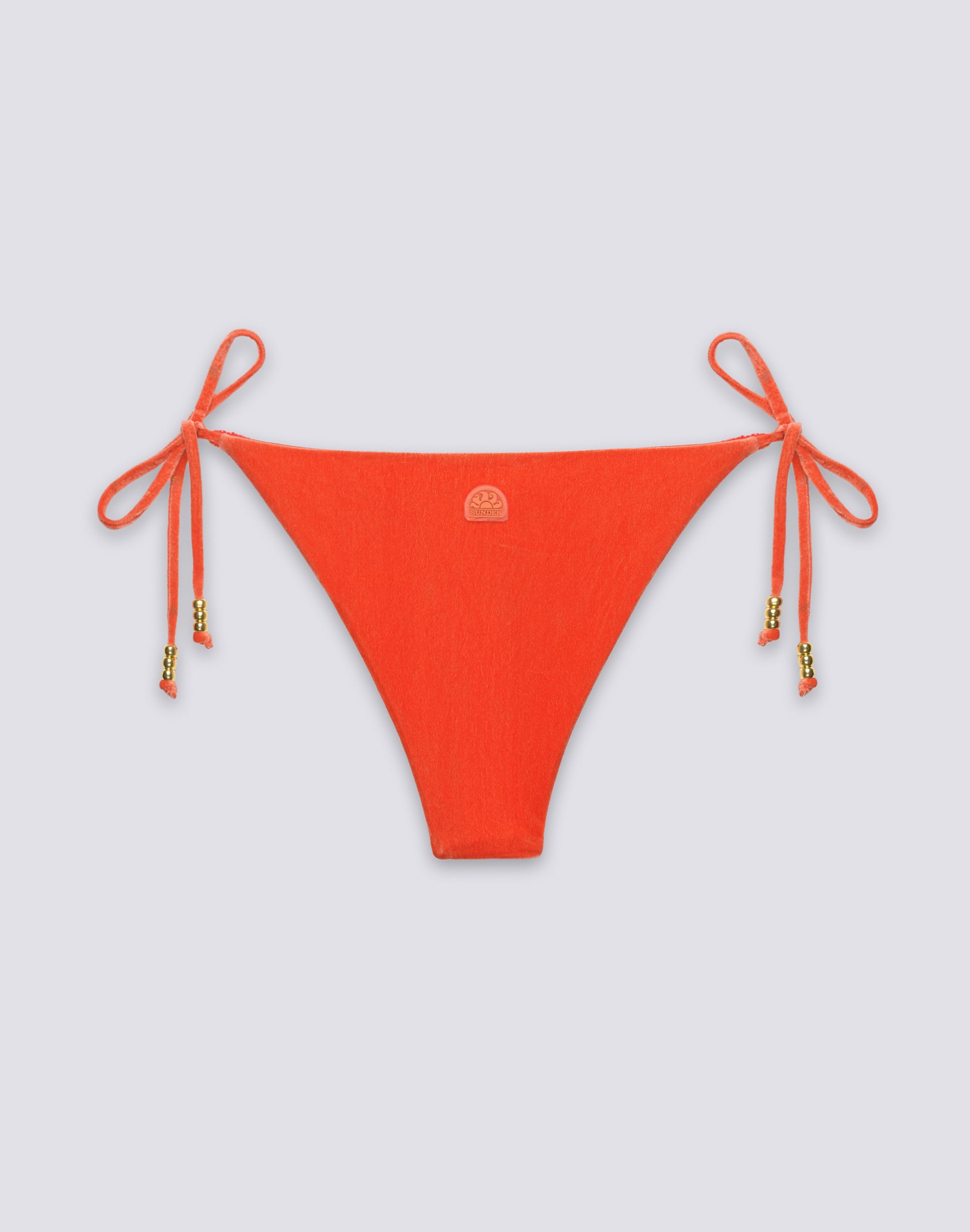 sundek-anita-slip-bikini-da-donna-con-fianchi-regolabili-in-velluto-e-perline-do image 2