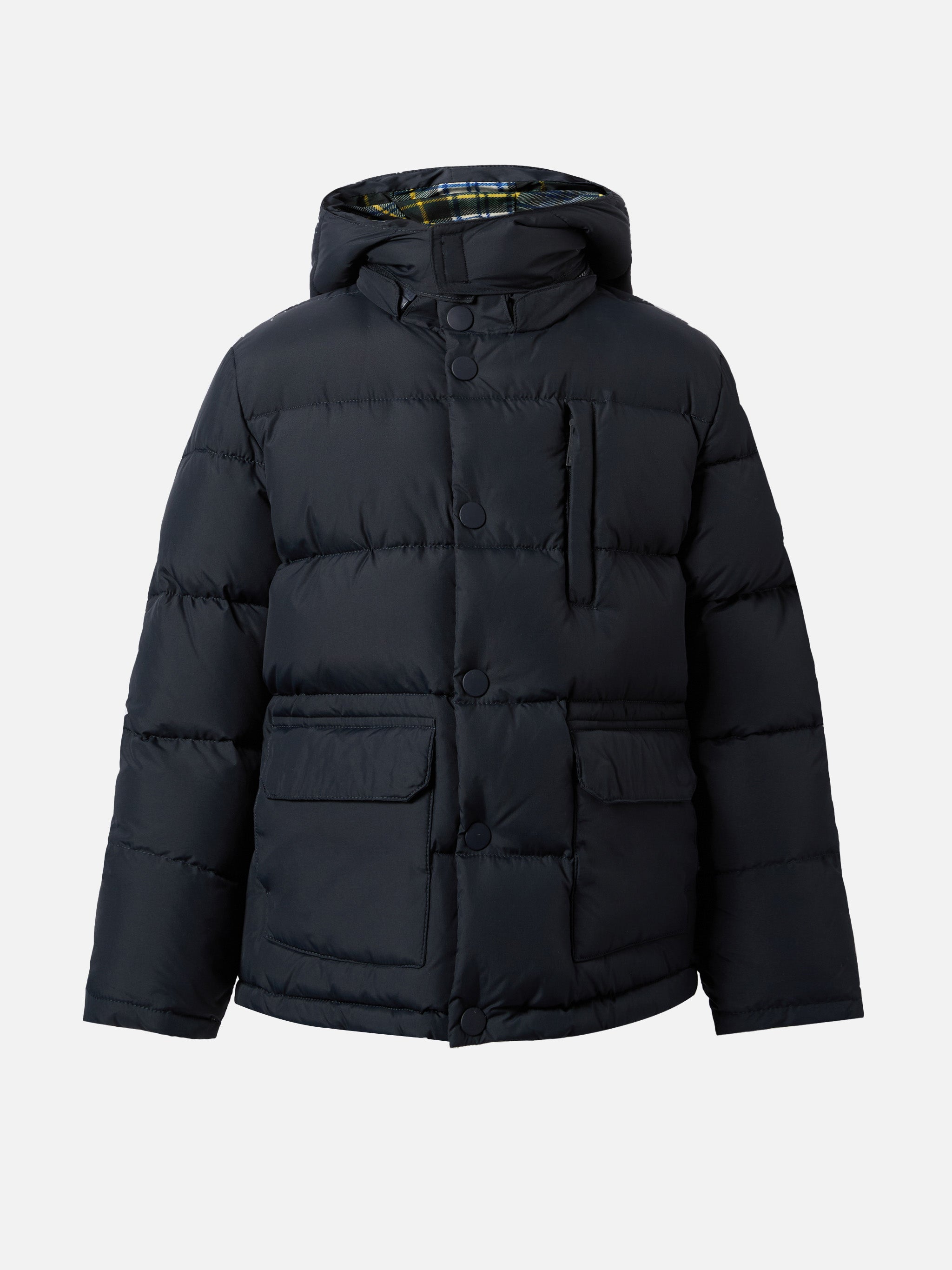 mc2-saint-barth-young-piumino-con-cappuccio-blu-navy-per-bambino image 1