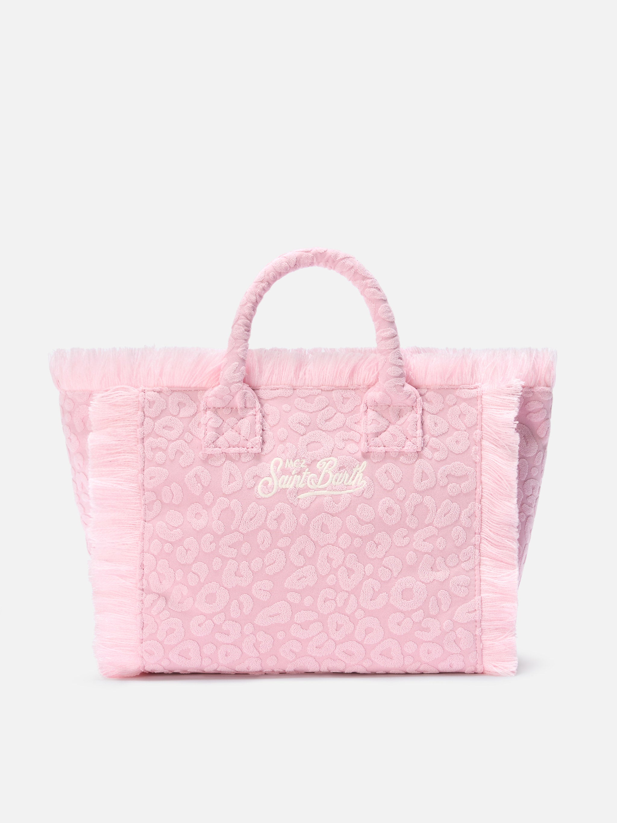 mc2-saint-barth-borsa-colette-in-tessuto-effetto-spugna-con-leopardato-in-riliev image 4