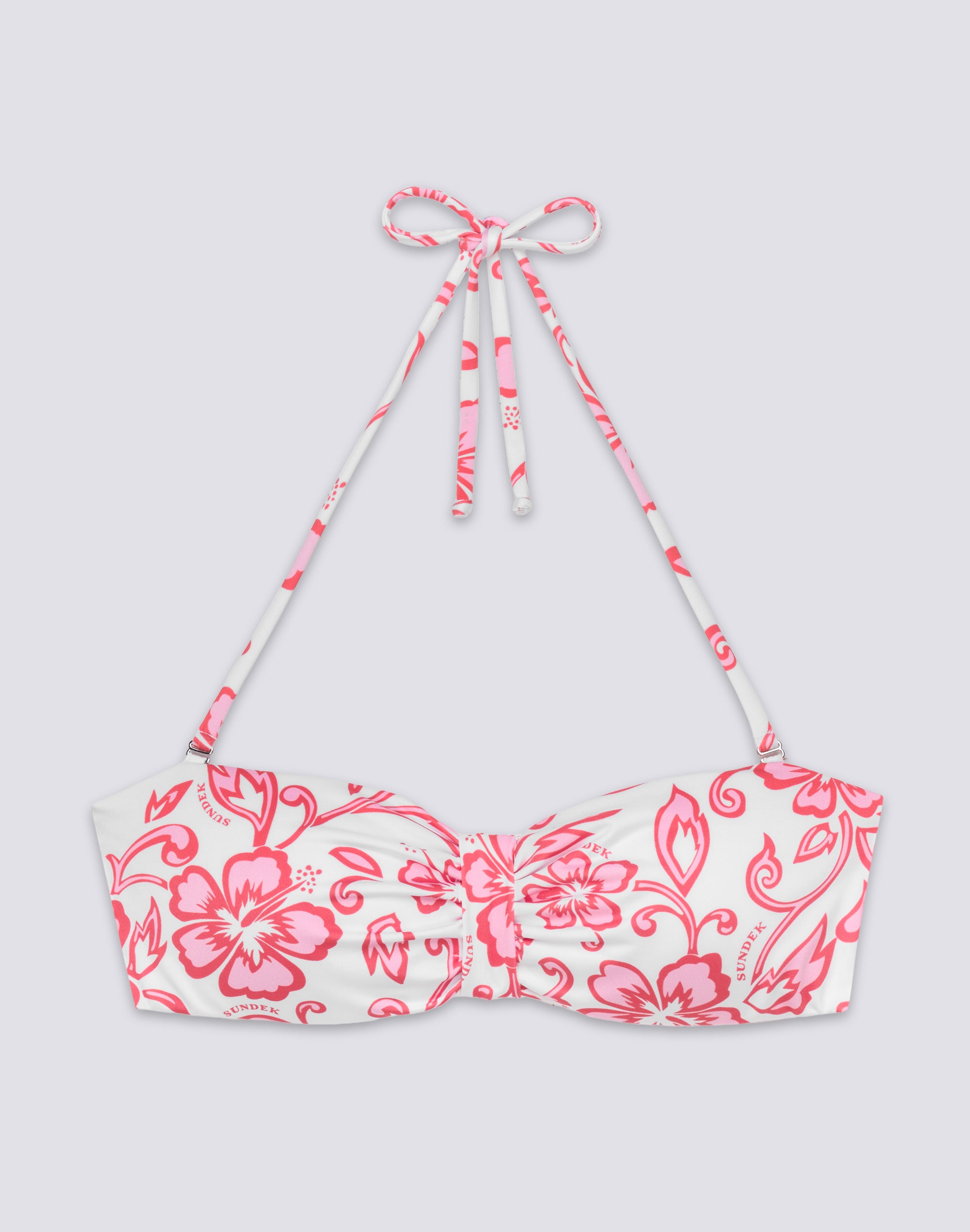 sundek-ioni-top-bikini-a-fascia-stampa-sk23-con-lacci-collo image 1
