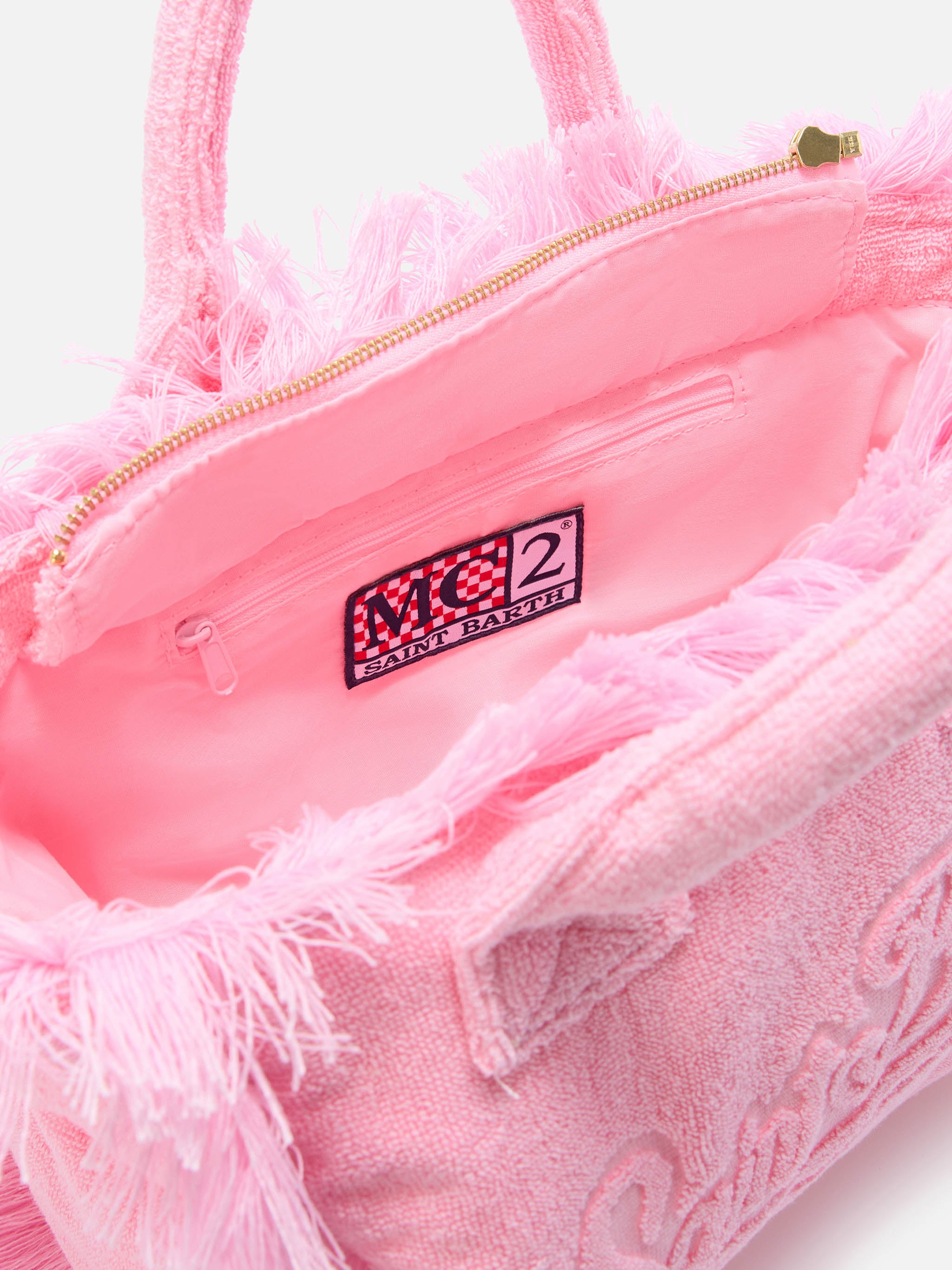 mc2-saint-barth-colette-borsa-effetto-spugna-rosa image 4