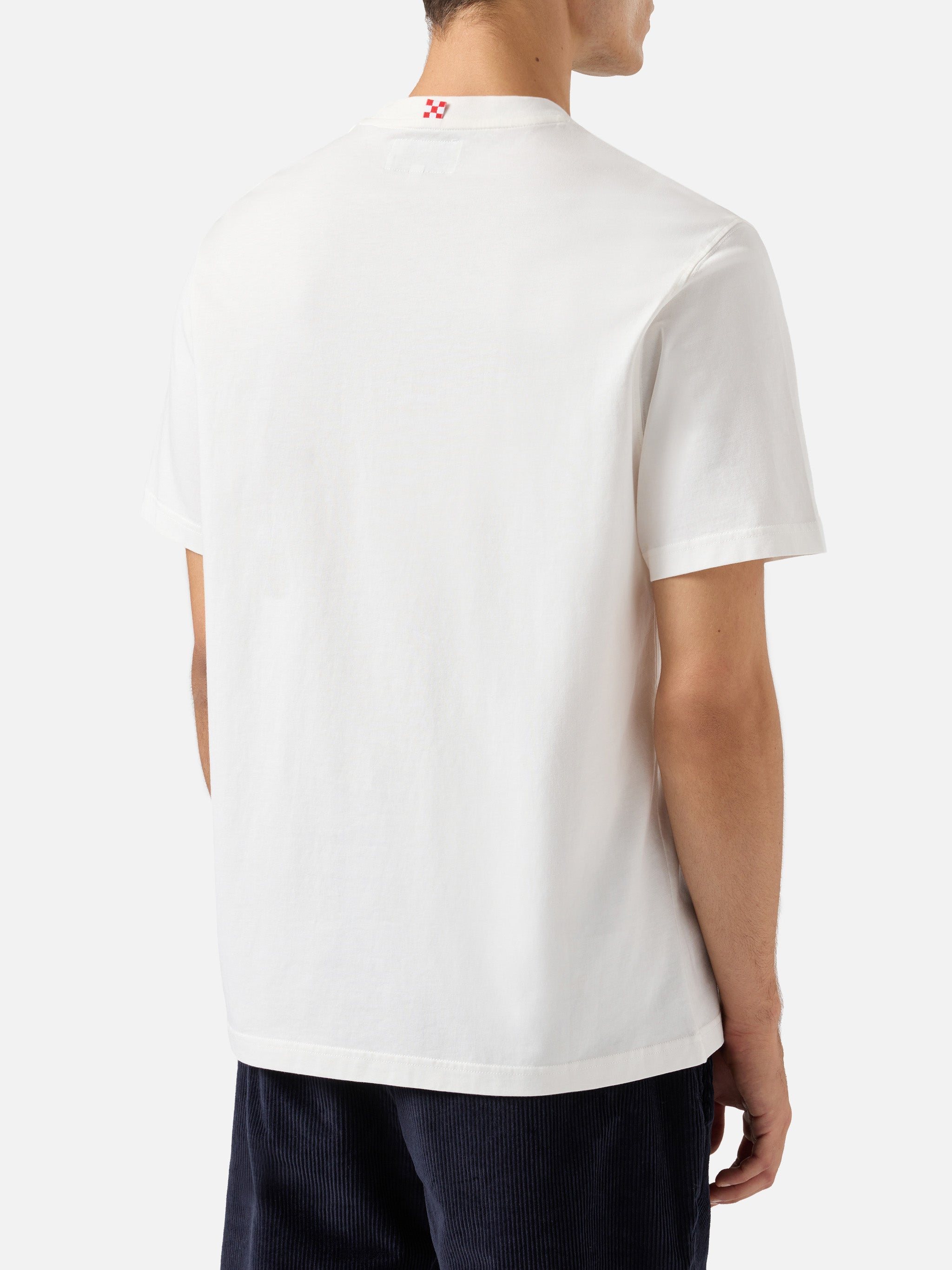 mc2-saint-barth-t-shirt-arnott-uomo-bianca-cotone-st-barth-sport-club image 4
