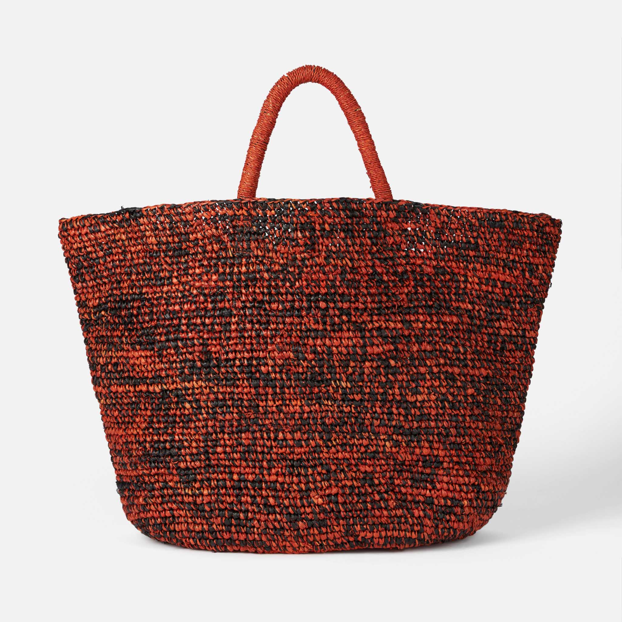 mc2-saint-barth-borsa-tote-in-rafia-nera-e-arancione-con-ricamo-saint-barth image 4