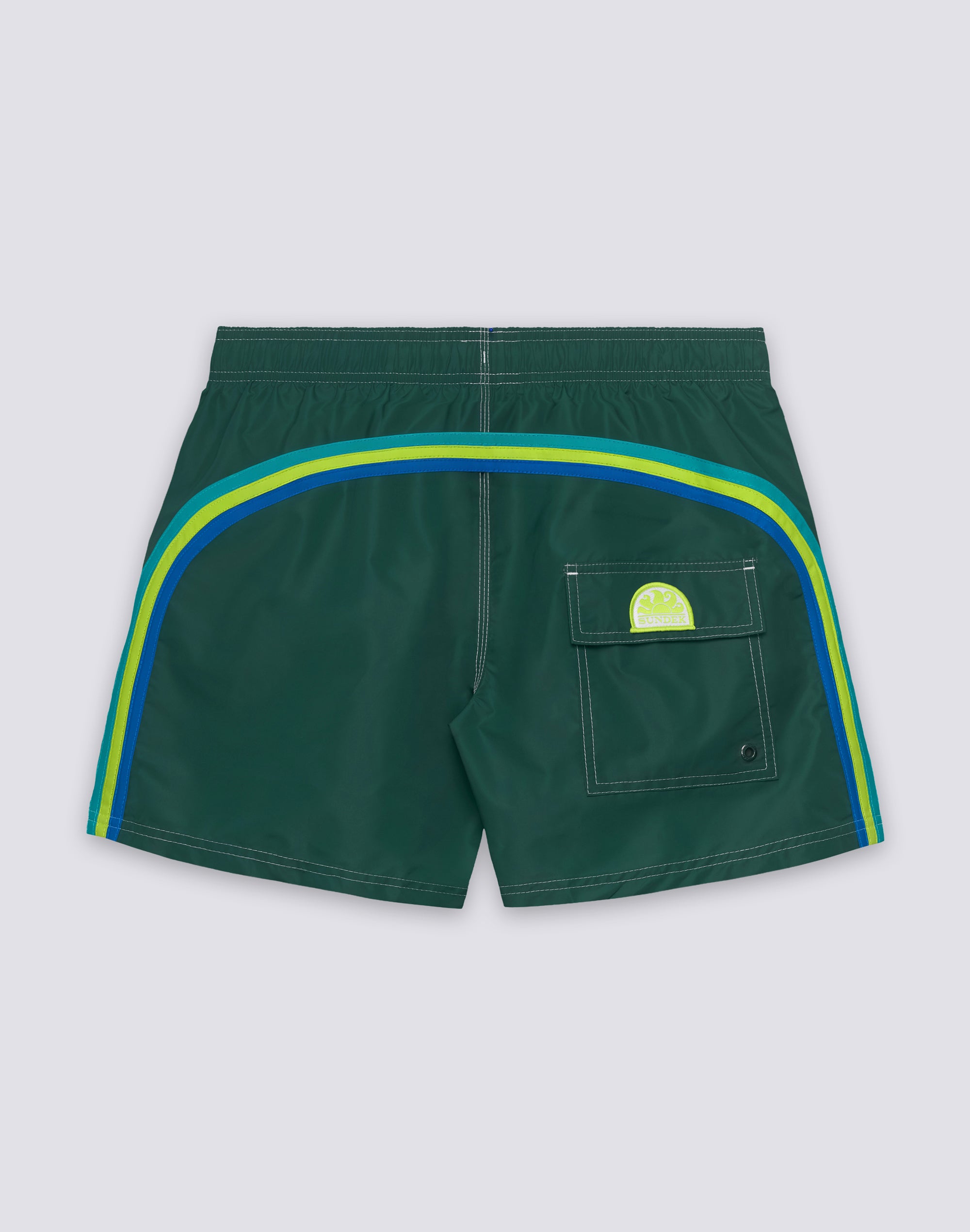 sundek-m504bdta100-iconic-costume-uomo-corto-vita-elasticata-in-nylon-taffeta image 1