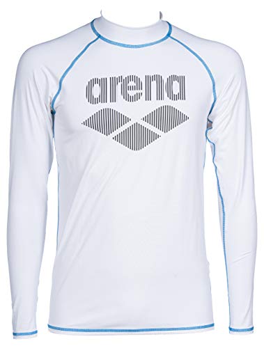 arena-rash-maglietta-uv-uomo-manica-lunga-bianco-s image 7