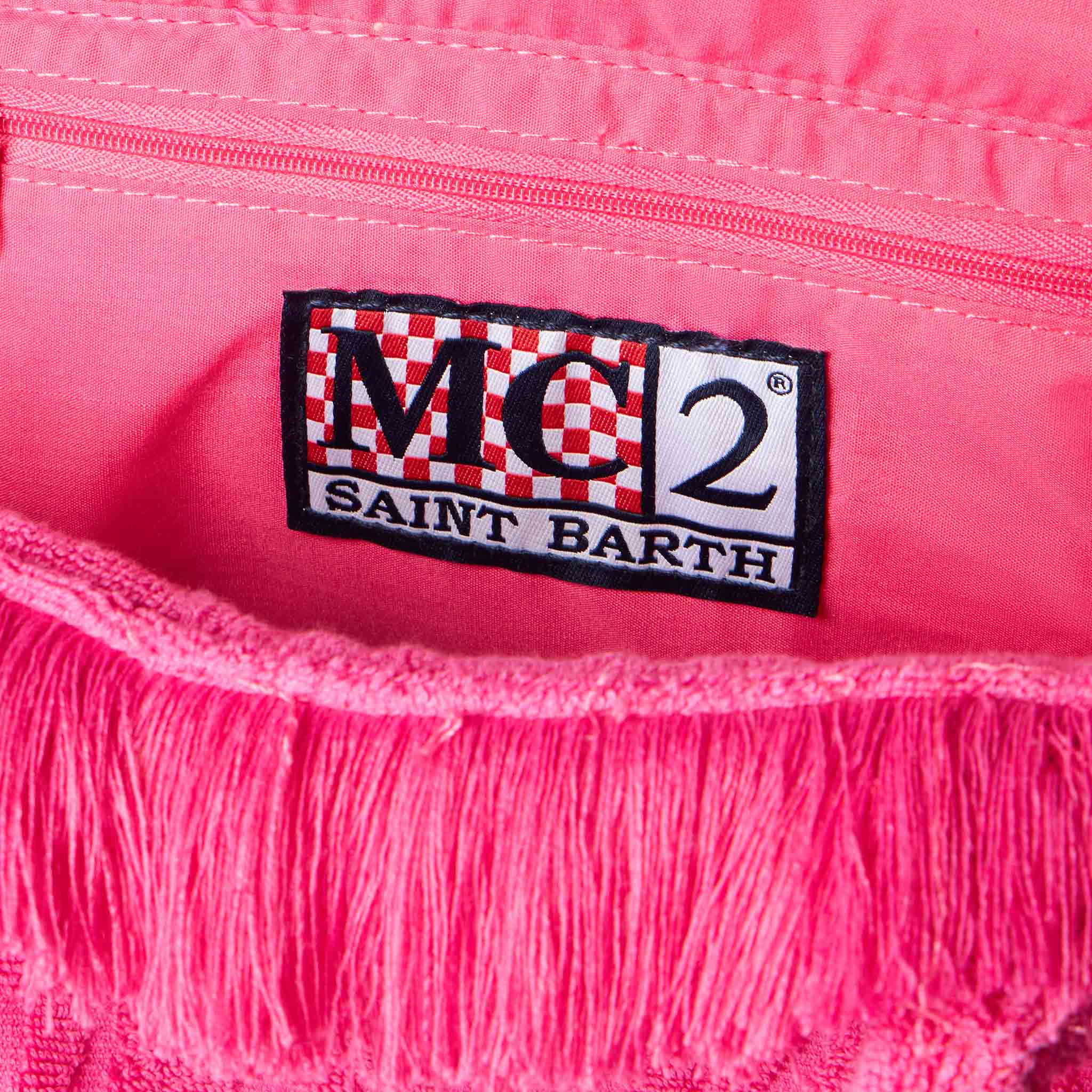 mc2-saint-barth-colette-borsa-spugna-fucsia-logo-rilievo image 4