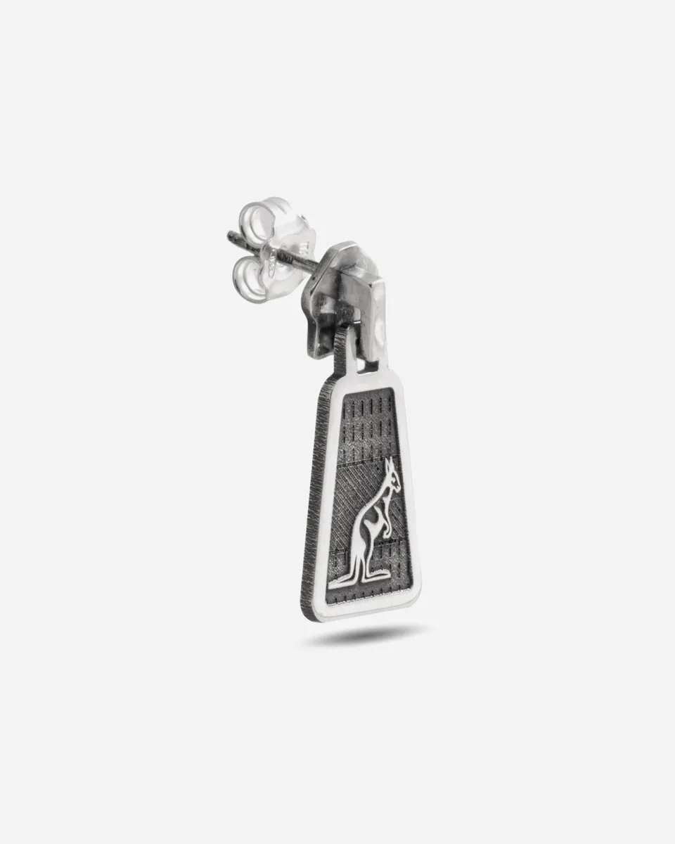 australian-puller-orecchino-lobo-pendente-silver-18mm image 1