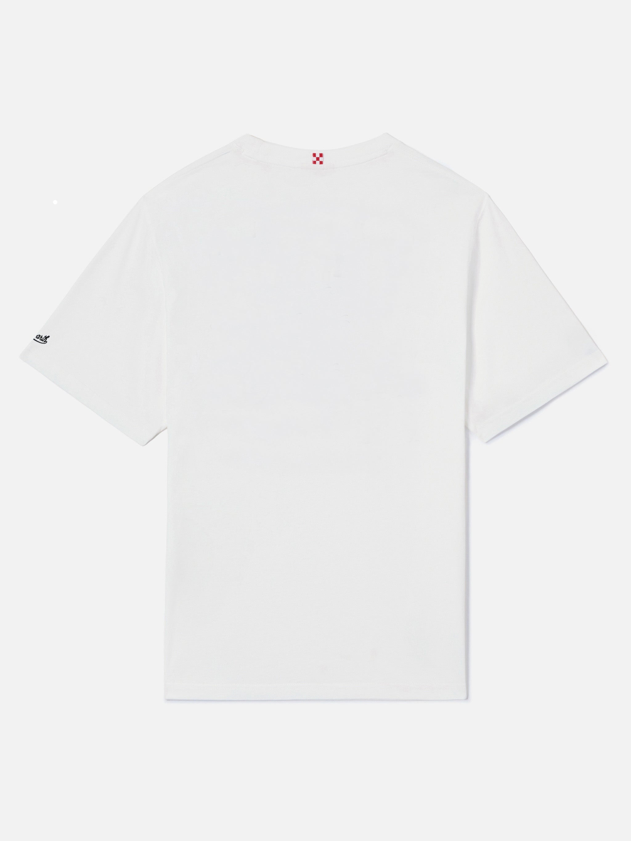 mc2-saint-barth-t-shirt-uomo-bianca-stampa-papera-big-babol-edizione-speciale image 4