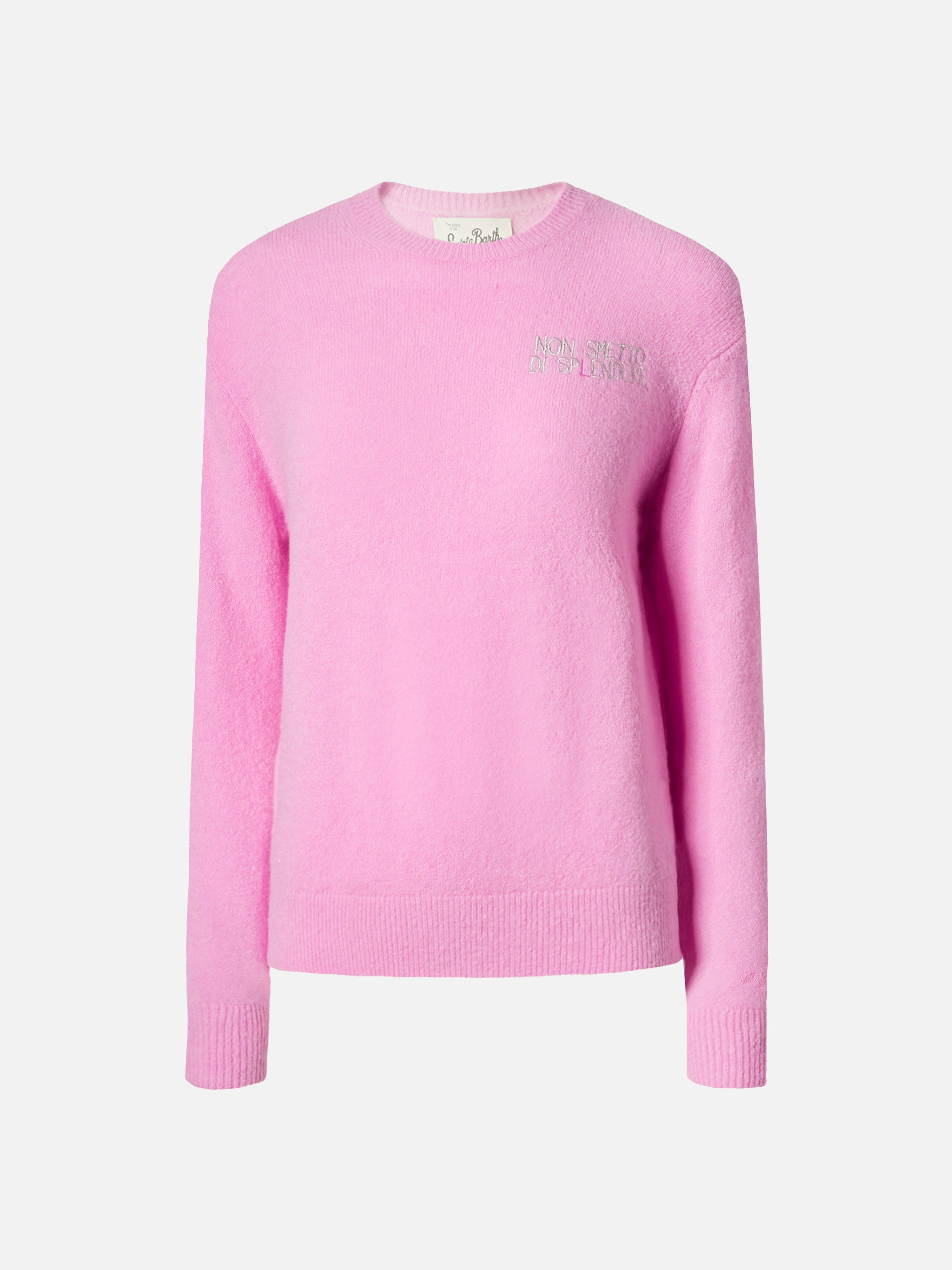 mc2-saint-barth-new-queen-maglia-girocollo-donna-in-misto-lana-merino-e-alpaca-r image 5