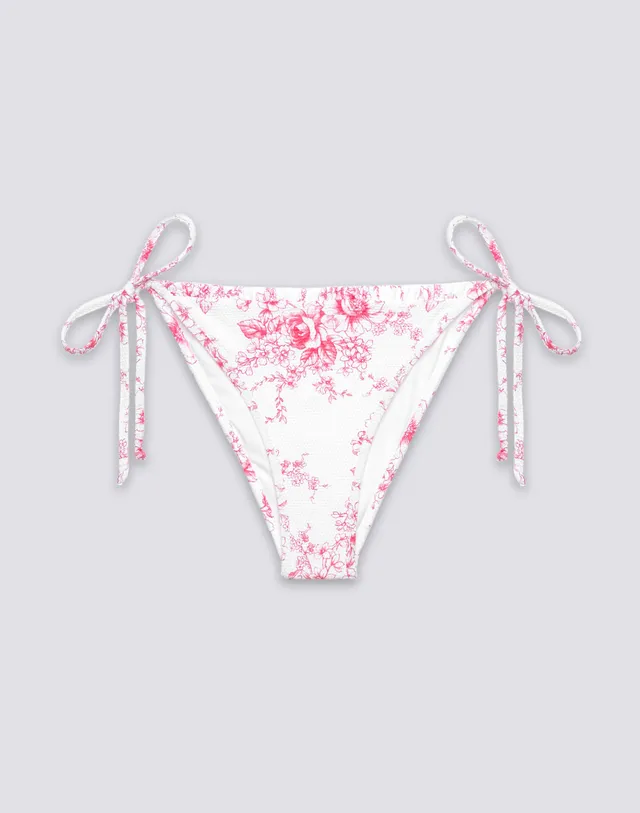 sundek-anita-slip-bikini-donna-fianchi-regolabili-stampa-rose-de-joie image 1