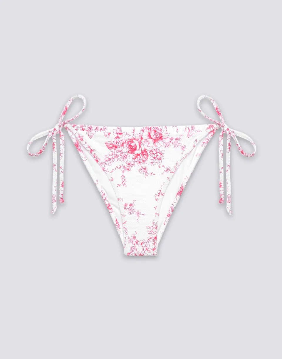 sundek-anita-slip-bikini-donna-fianchi-regolabili-stampa-rose-de-joie image 1