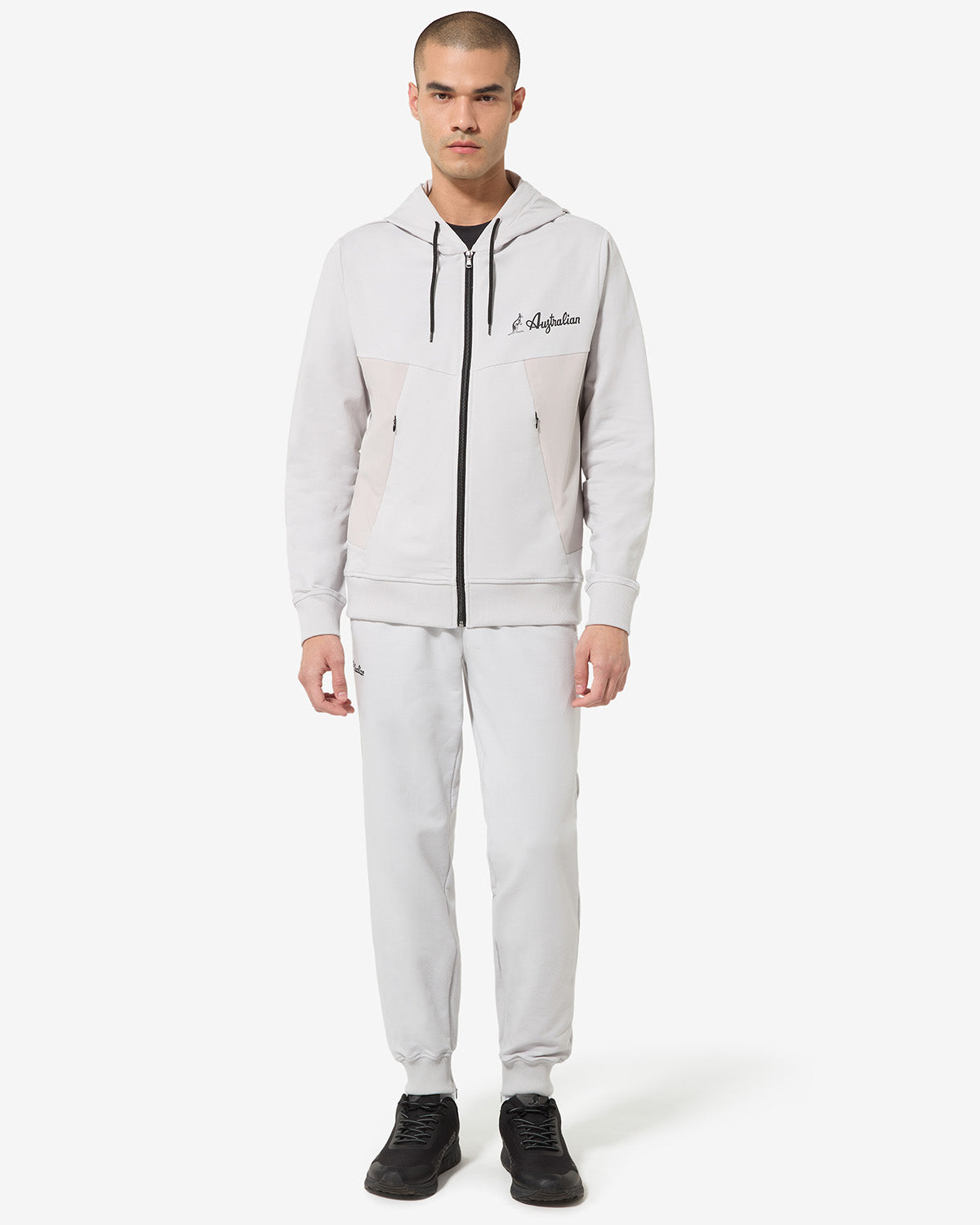 australian-urban-track-pant-pantalone-sportivo-cenere-slim image 2