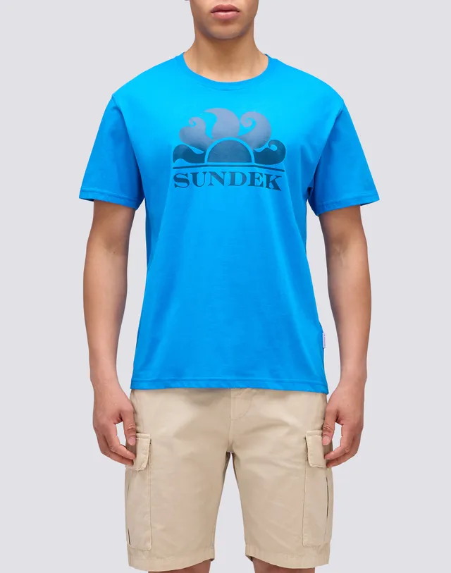 sundek-t-shirt-uomo-girocollo-in-cotone-con-maxi-logo-2 image 1