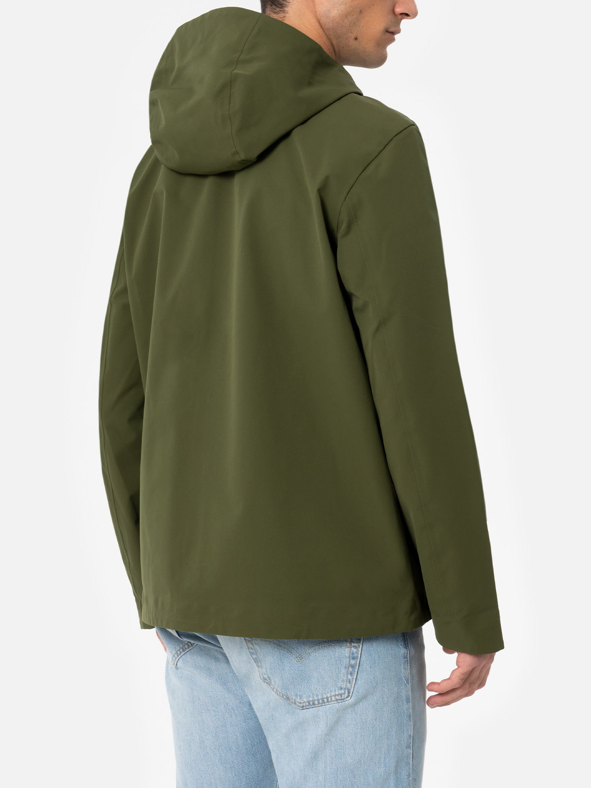 mc2-saint-barth-giacca-parson-in-tessuto-tecnico-3-layer-verde-militare image 4