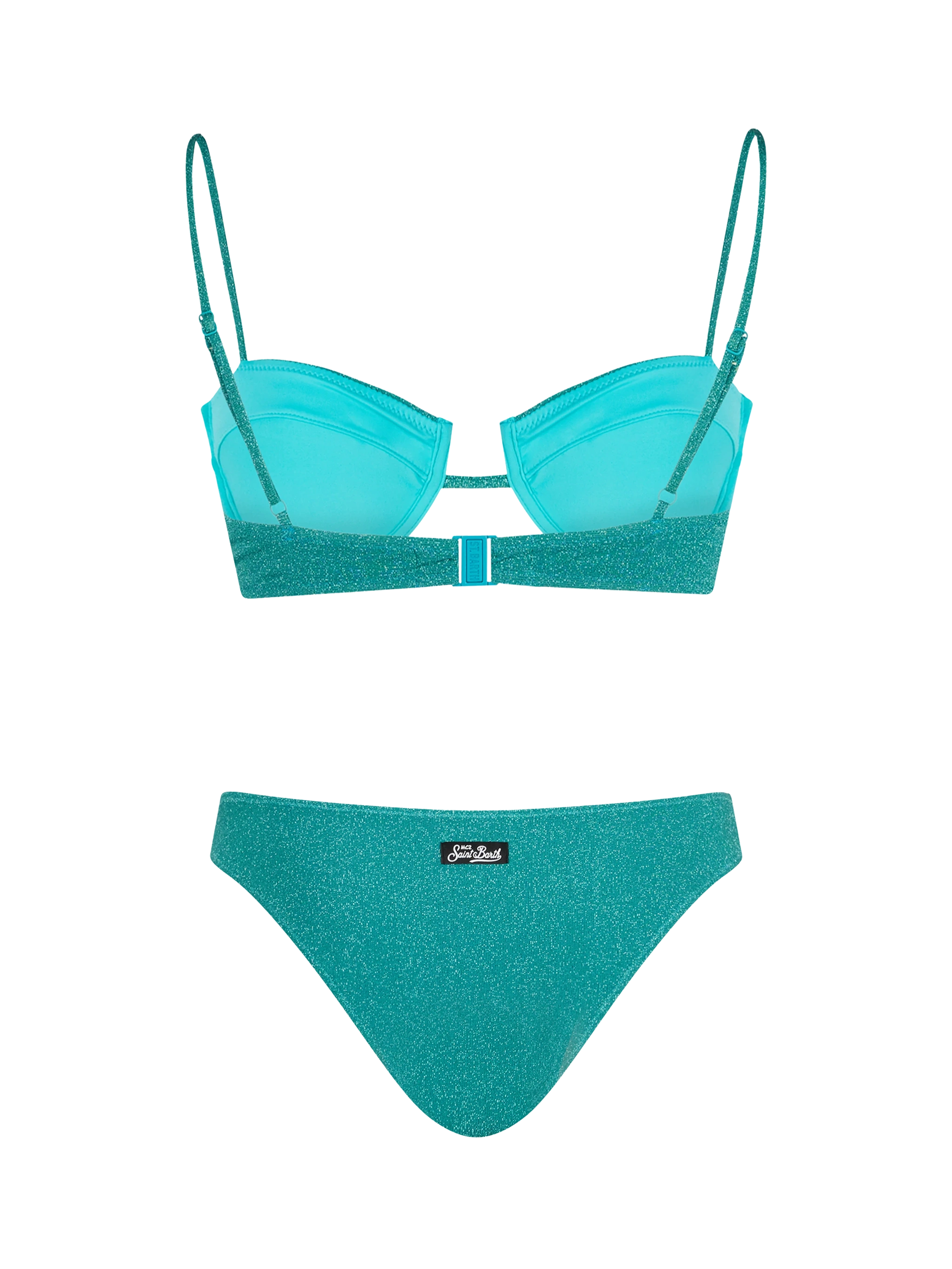 bikini-donna-mc2-saint-barth-salina-lido-bralette-con-ferretto-lurex-verde-petro image 3