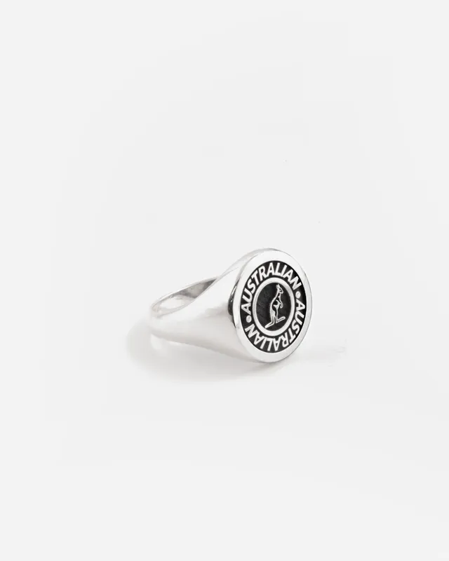 australian-chevalier-ring-argento-testa-tonda-15-mm image 1