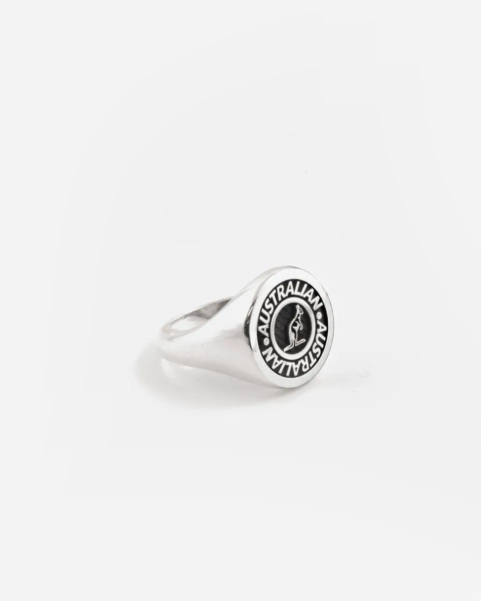 australian-chevalier-ring-argento-testa-tonda-15-mm image 1