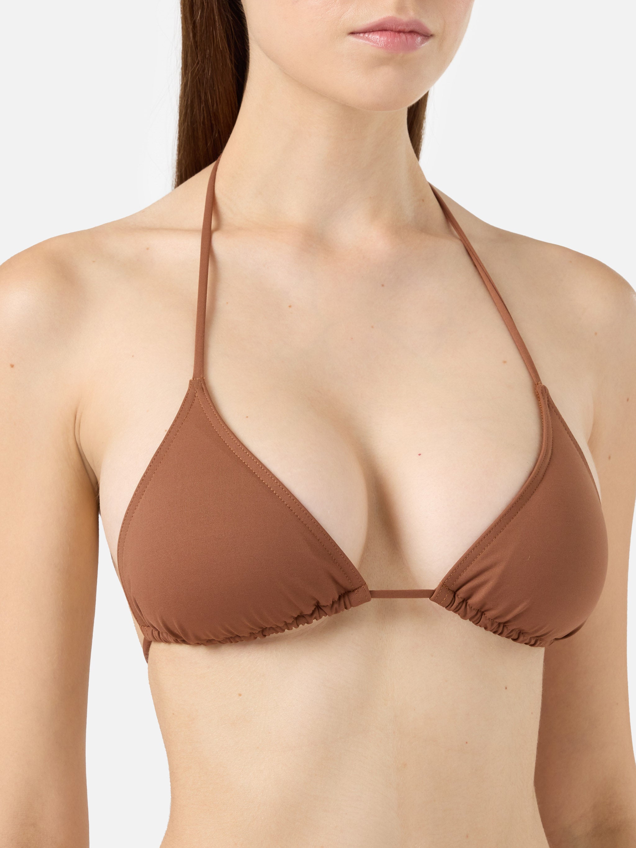 mc2-saint-barth-leah-lido-bikini-triangolo-marrone-con-slip-classico image 3