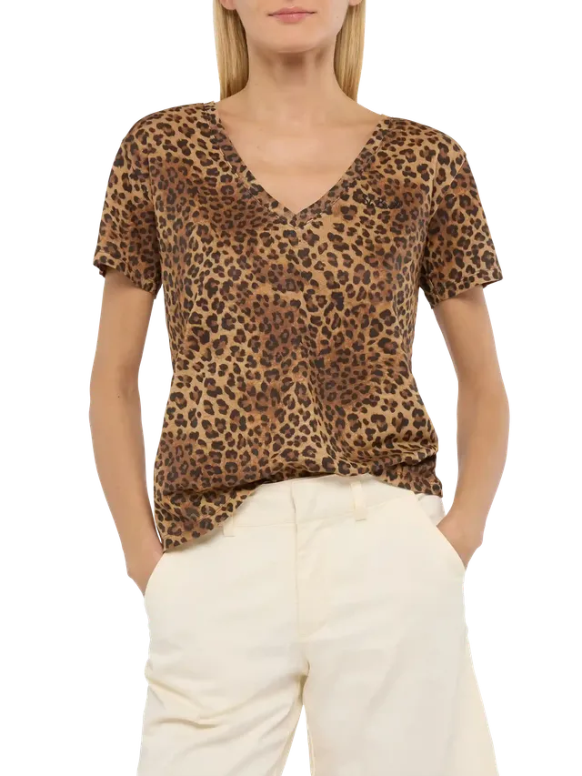 mc2-saint-barth-t-shirt-eloise-donna-scollo-a-v-in-jersey-di-lino-stampa-animali image 1
