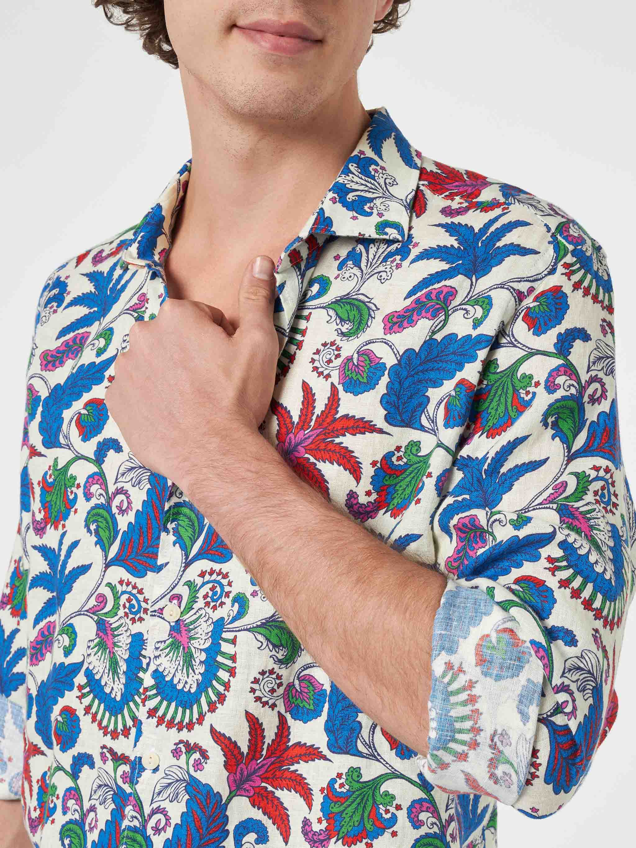 mc2-saint-barth-camicia-pamplona-uomo-in-lino-stampa-fiori image 3