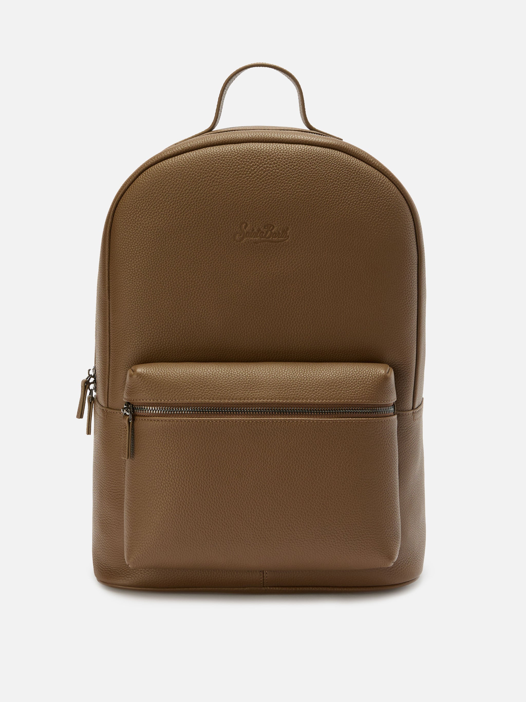 mc2-saint-barth-backpack-zaino-in-pelle-marrone-45x32x15-cm image 1