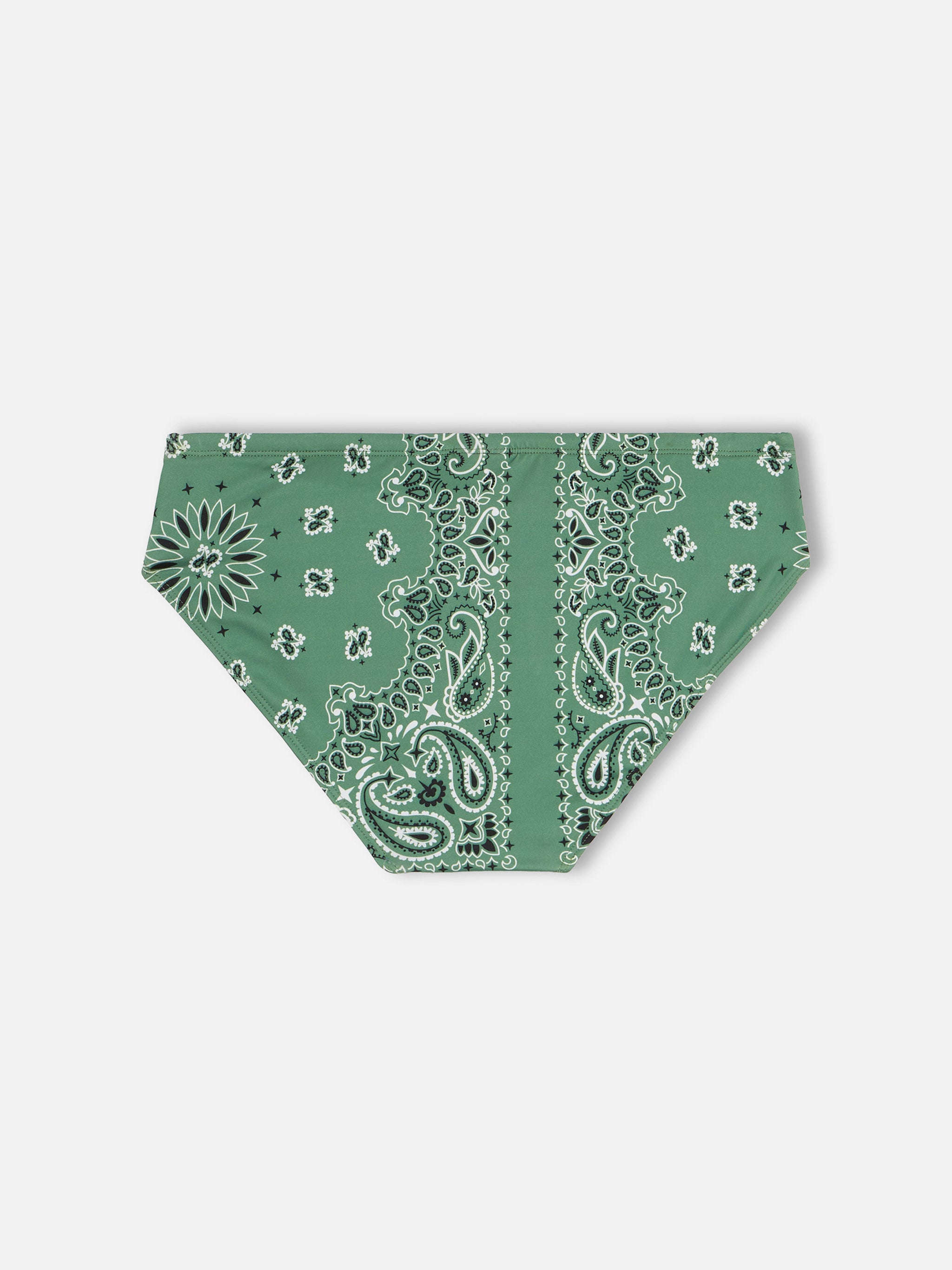 mc2-saint-barth-cayo-slip-mare-bandanna-verde-militare image 2
