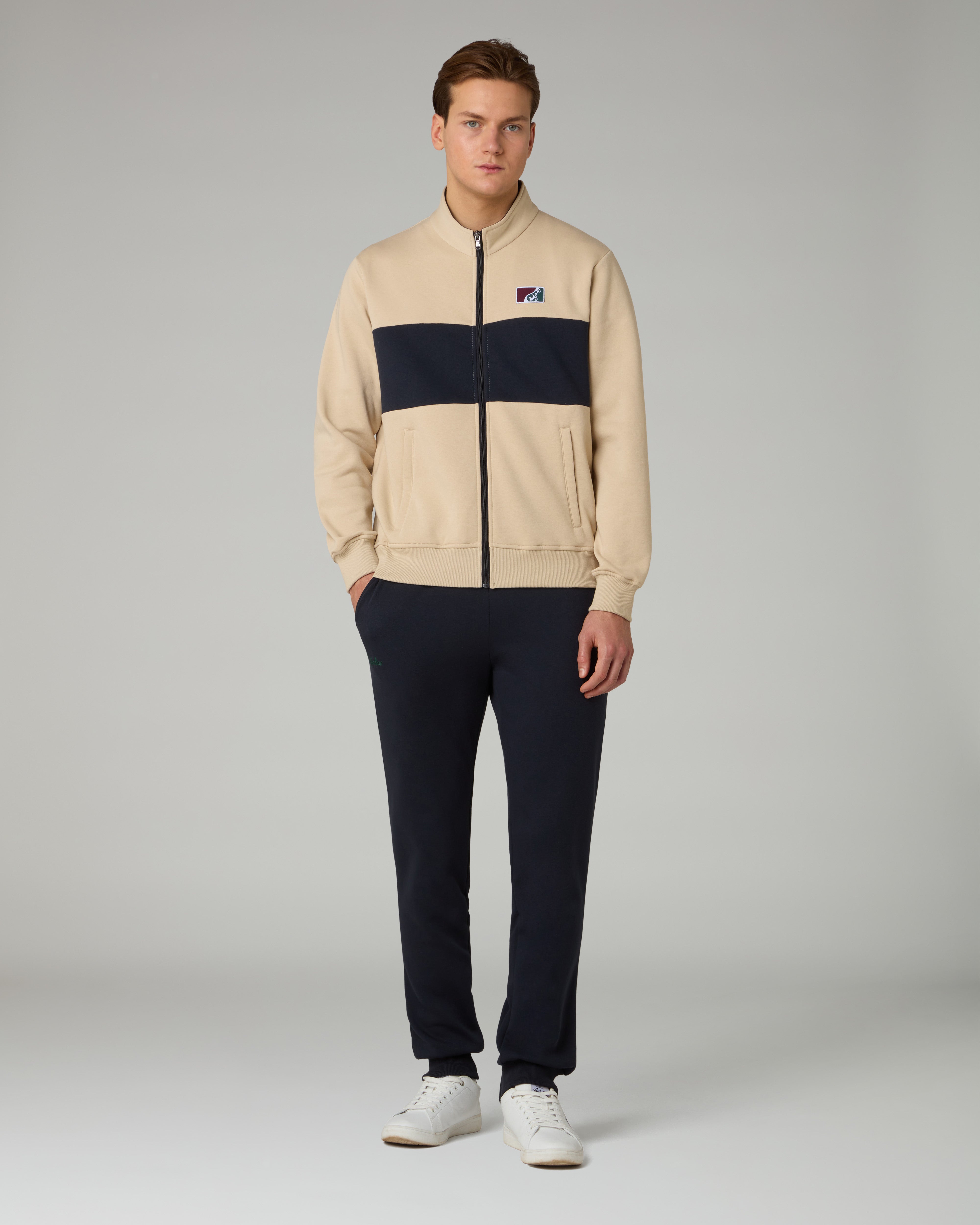 australian-posh-fleece-track-jacket-full-zip-sabbia image 2