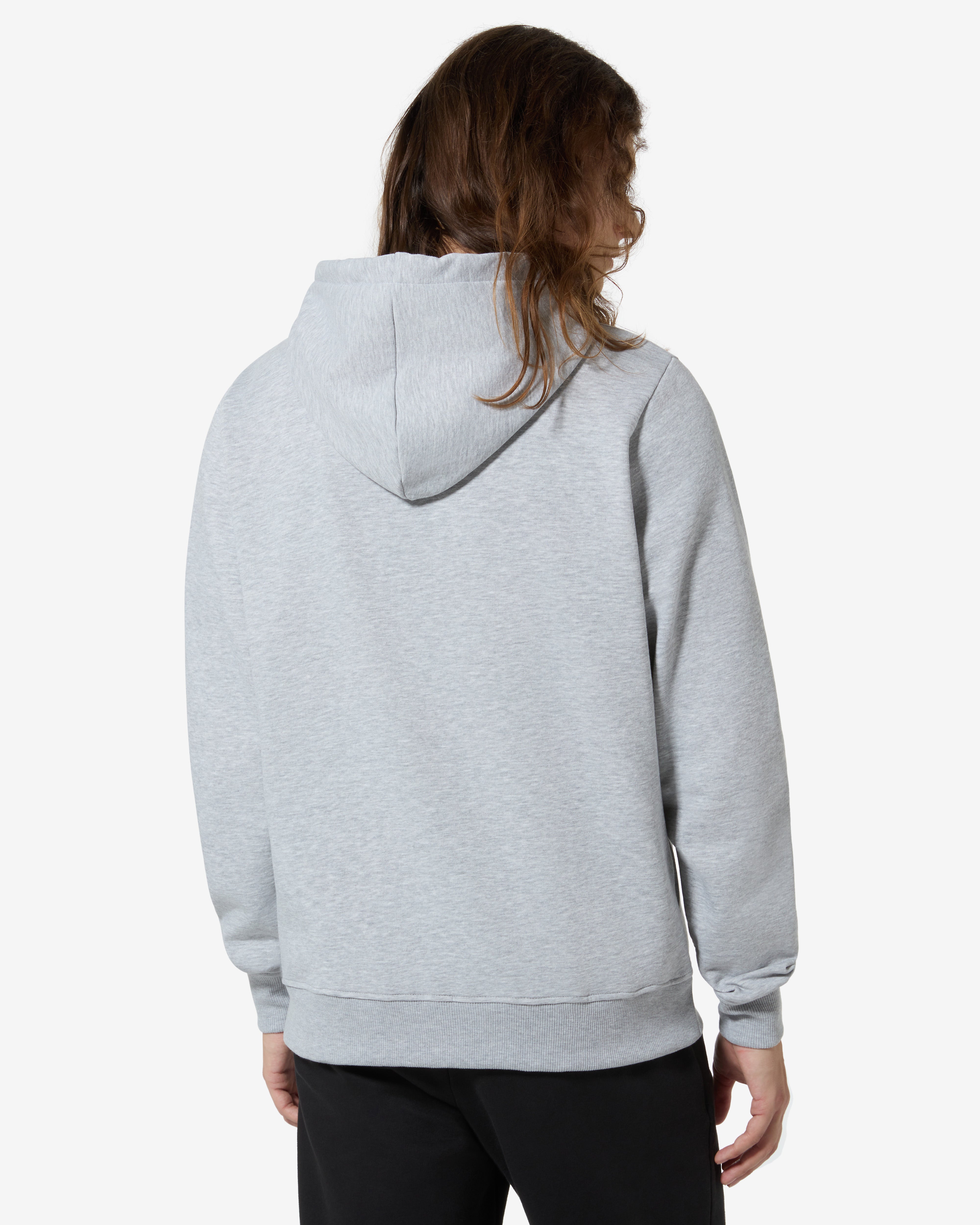 australian-raw-pink-track-jacket-grigio-melange-in-felpa-con-cappuccio image 2