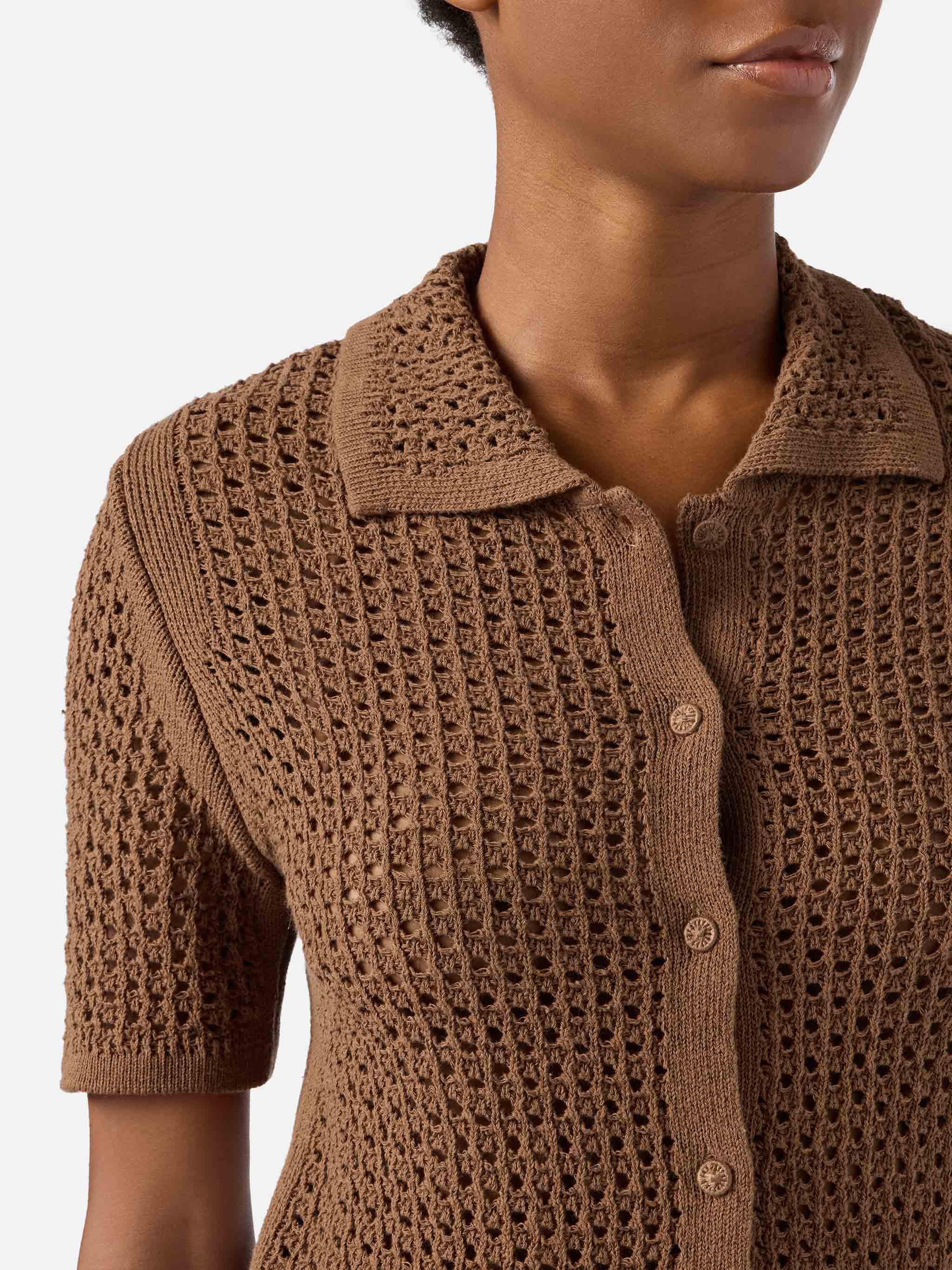 mc2-saint-barth-cardigan-elowen-in-crochet-marrone image 2