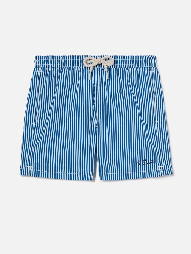 mc2-saint-barth-syros-jr-costume-mare-bambino-a-righe-blu-con-ricamo image 1